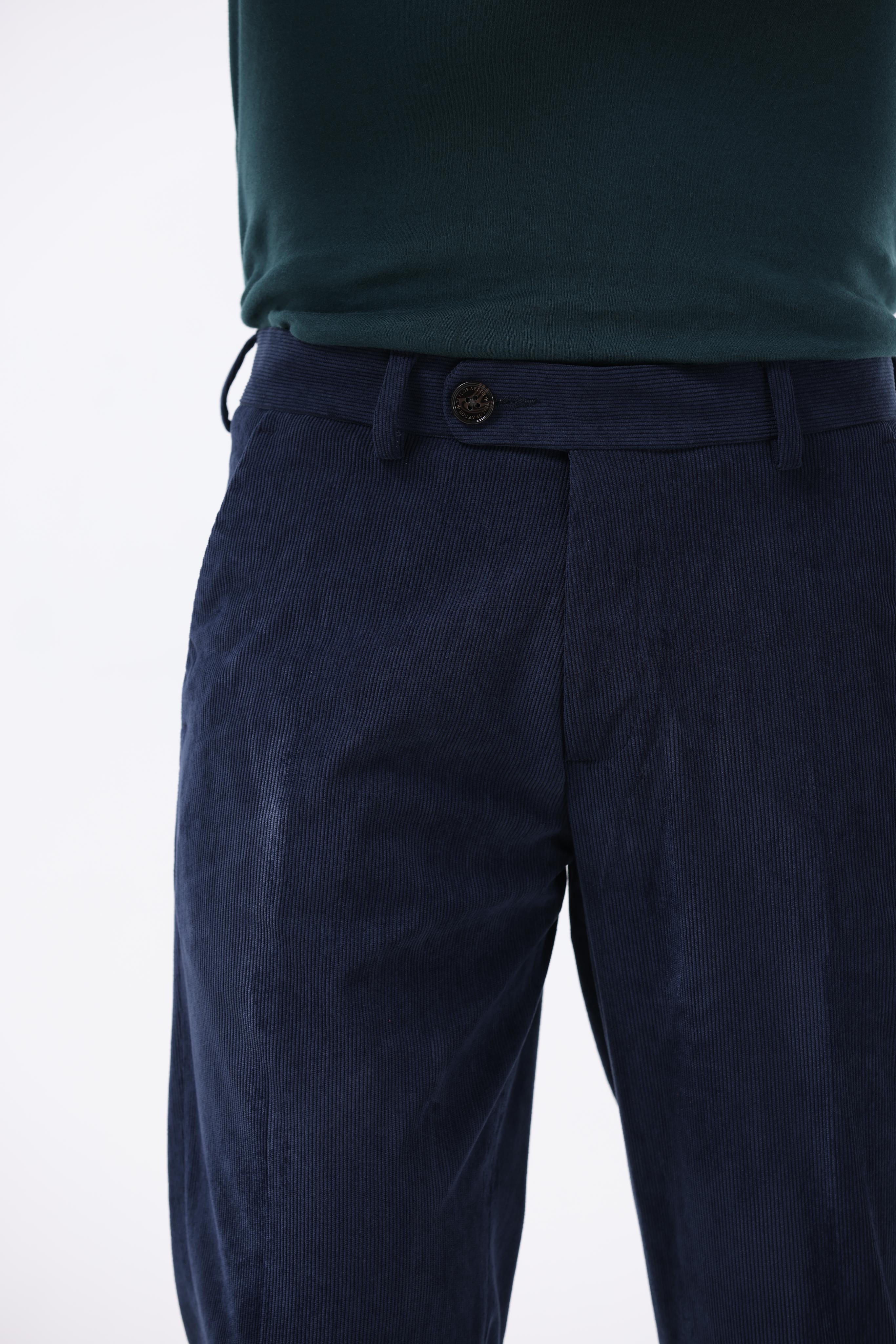 Statement Corduroy Trouser In Navy