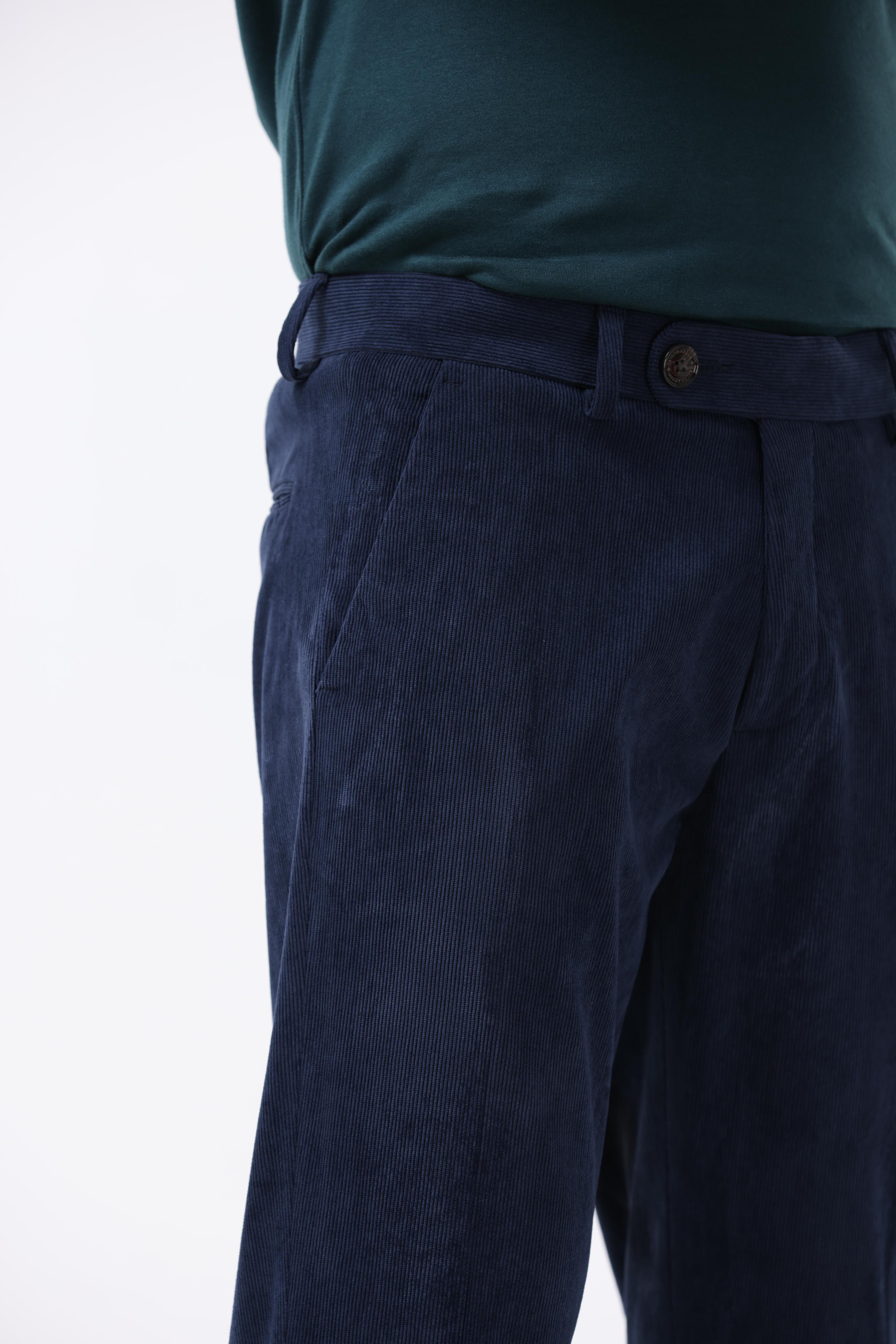 Statement Corduroy Trouser In Navy