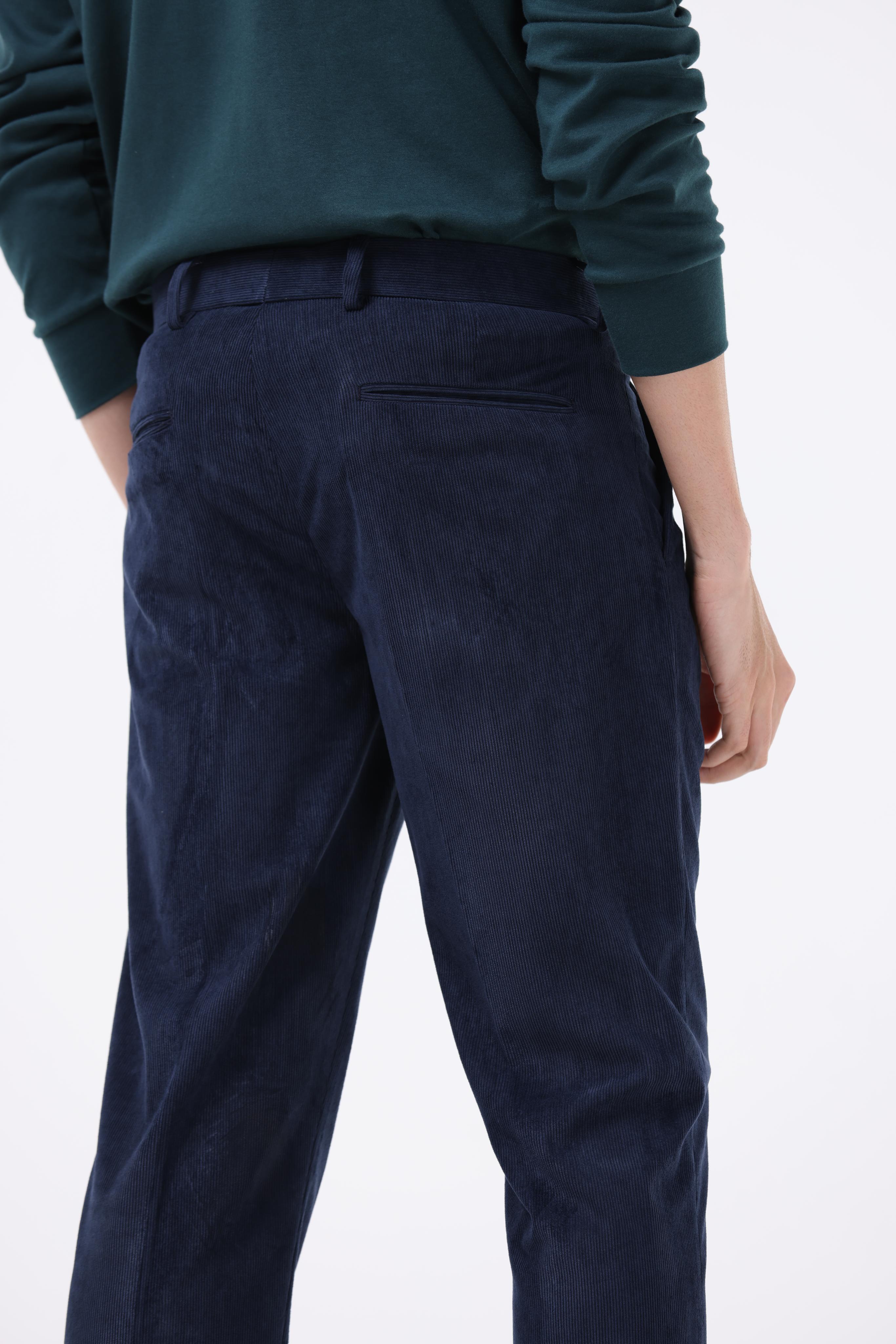 Statement Corduroy Trouser In Navy