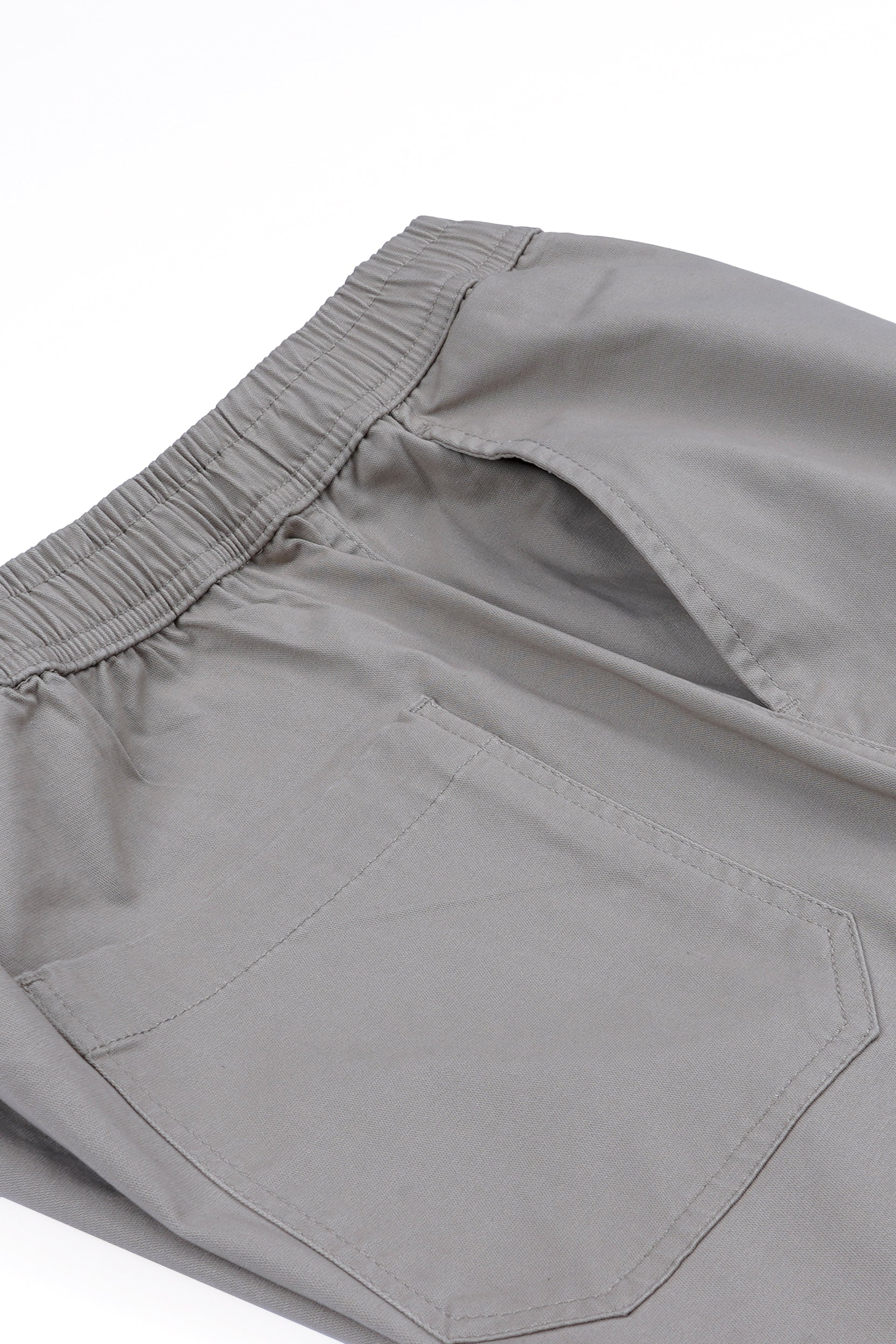 SOFT COTTON RELAXED FLEXIWAIST PANTS IN BEIGE