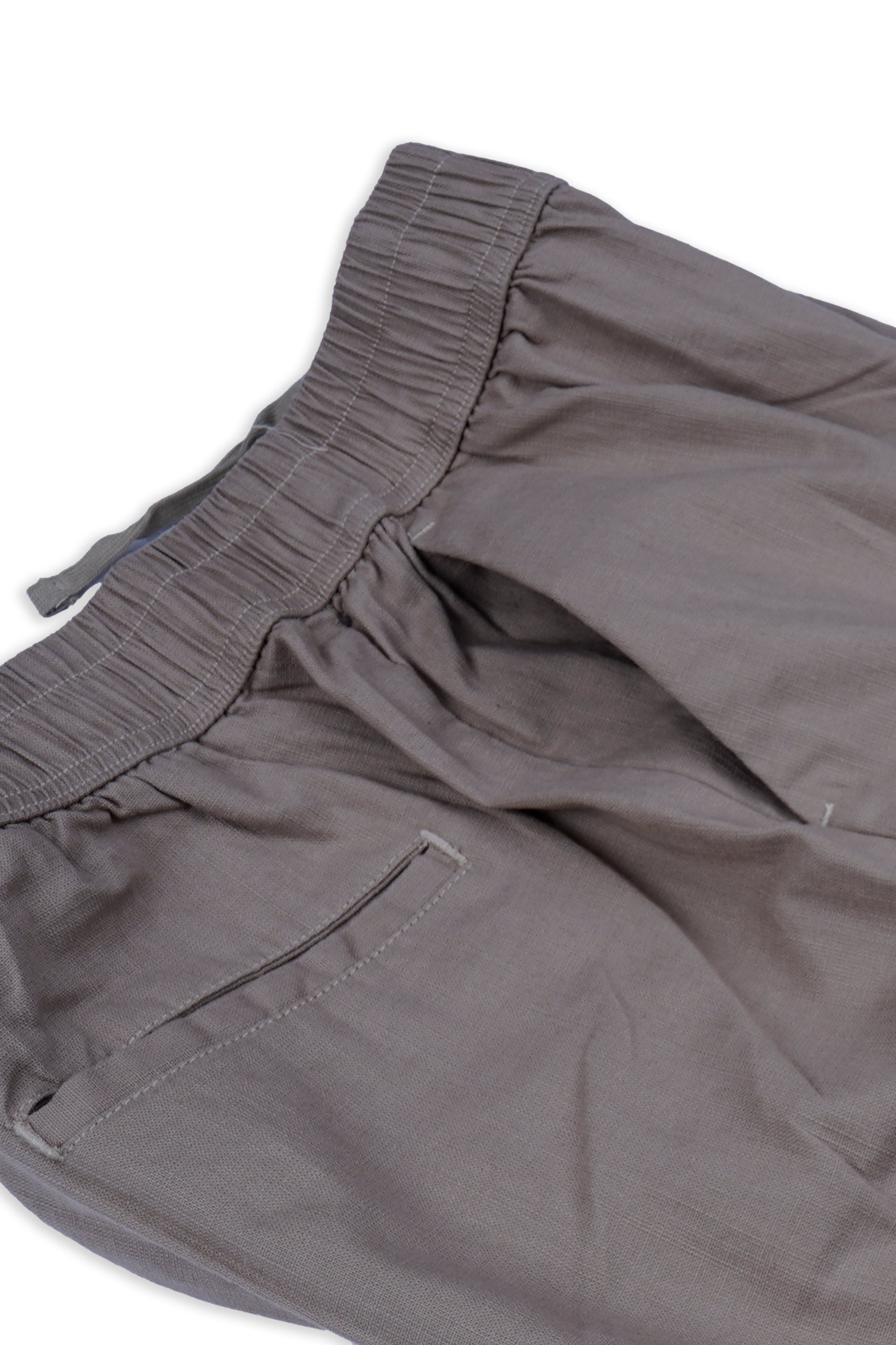 TEXTURED RELAXED FLEXIWAIST CARGO IN BEIGE
