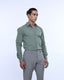 Easy Iron Office Stretch Shirt In Green