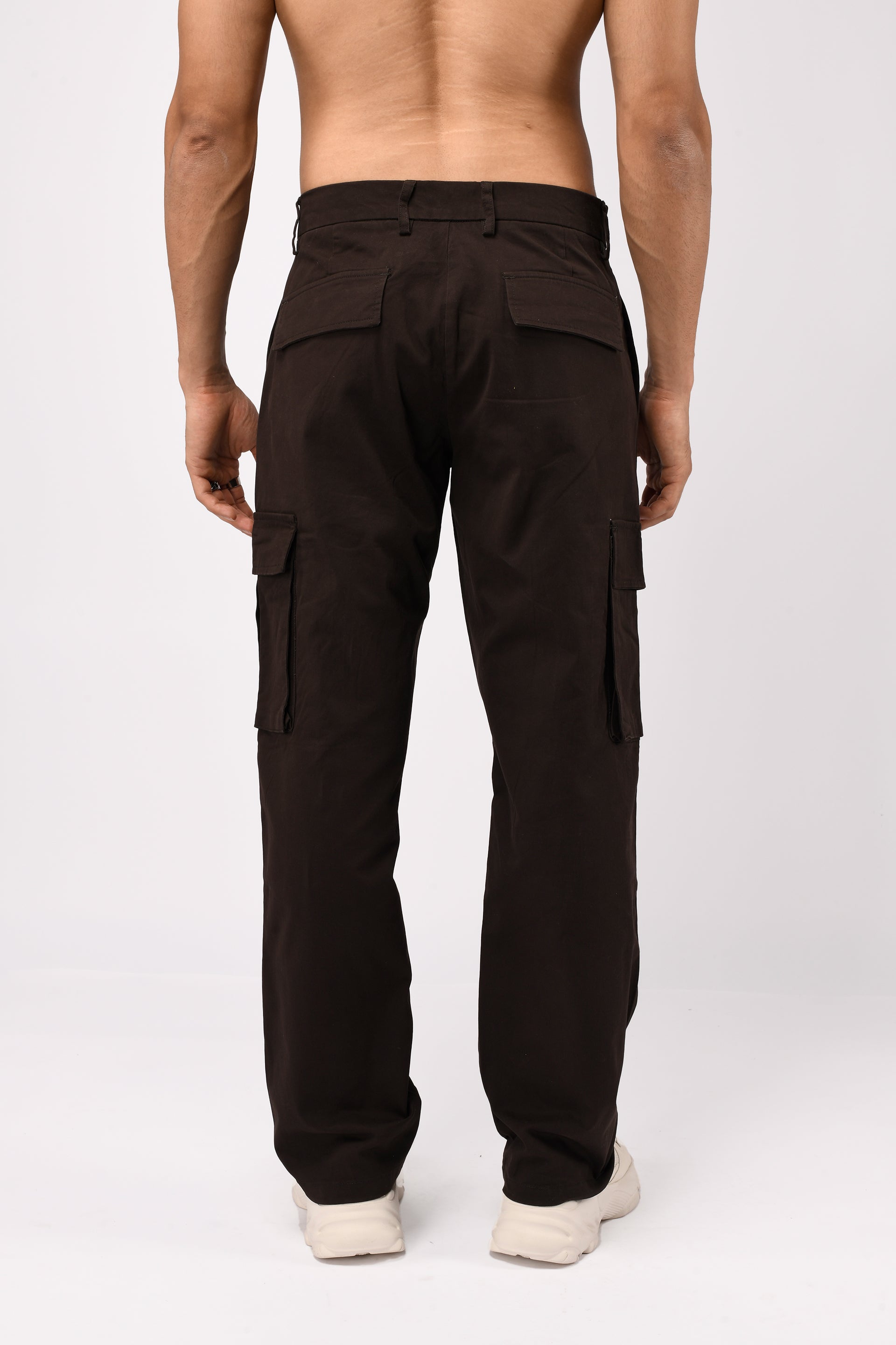 FINEST TWILL RELAXED CARGOS IN BROWN