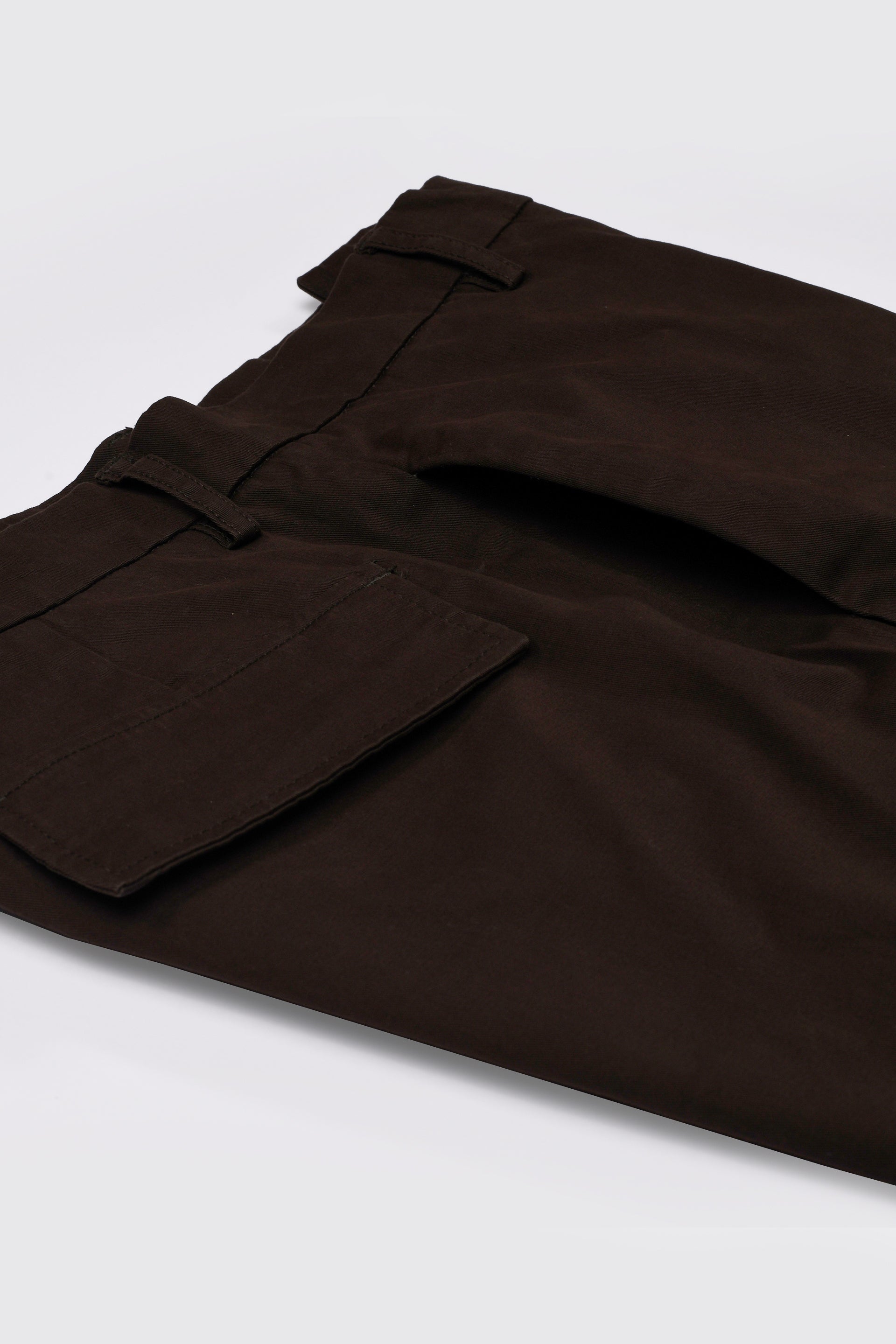 FINEST TWILL RELAXED CARGOS IN BROWN