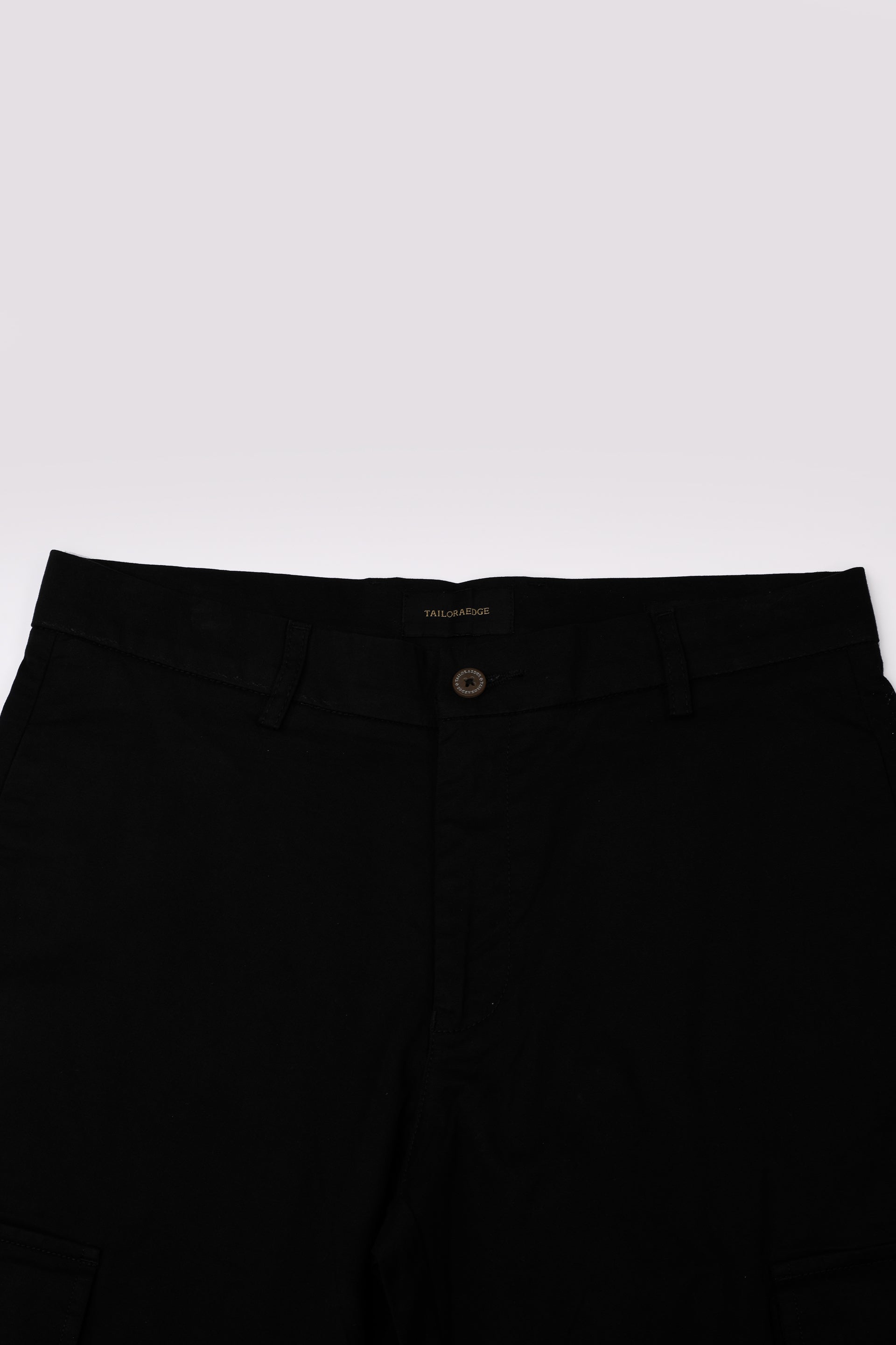 FINEST TWILL RELAXED CARGOS IN BLACK