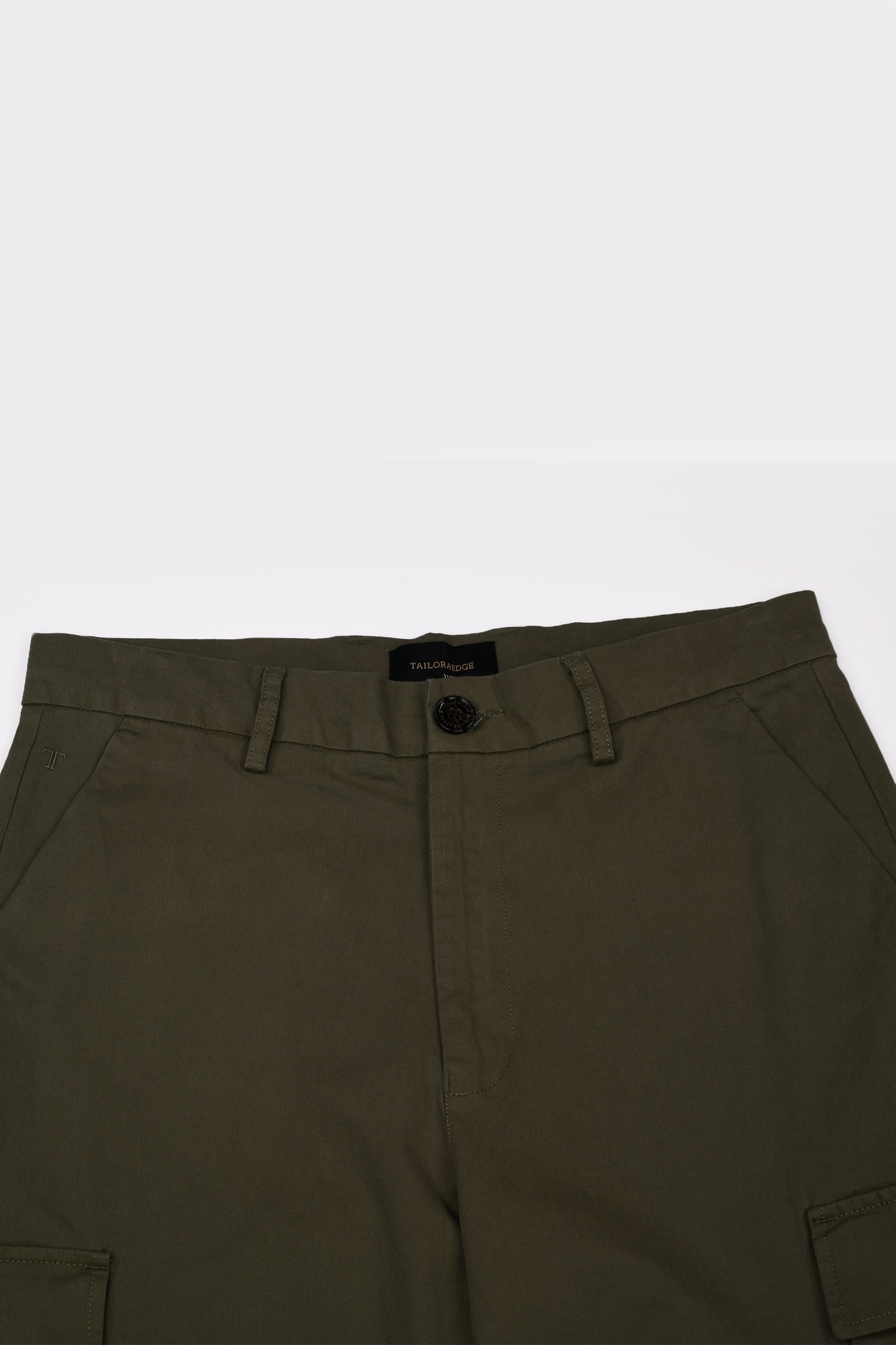 FINEST TWILL RELAXED CARGOS IN OLIVE