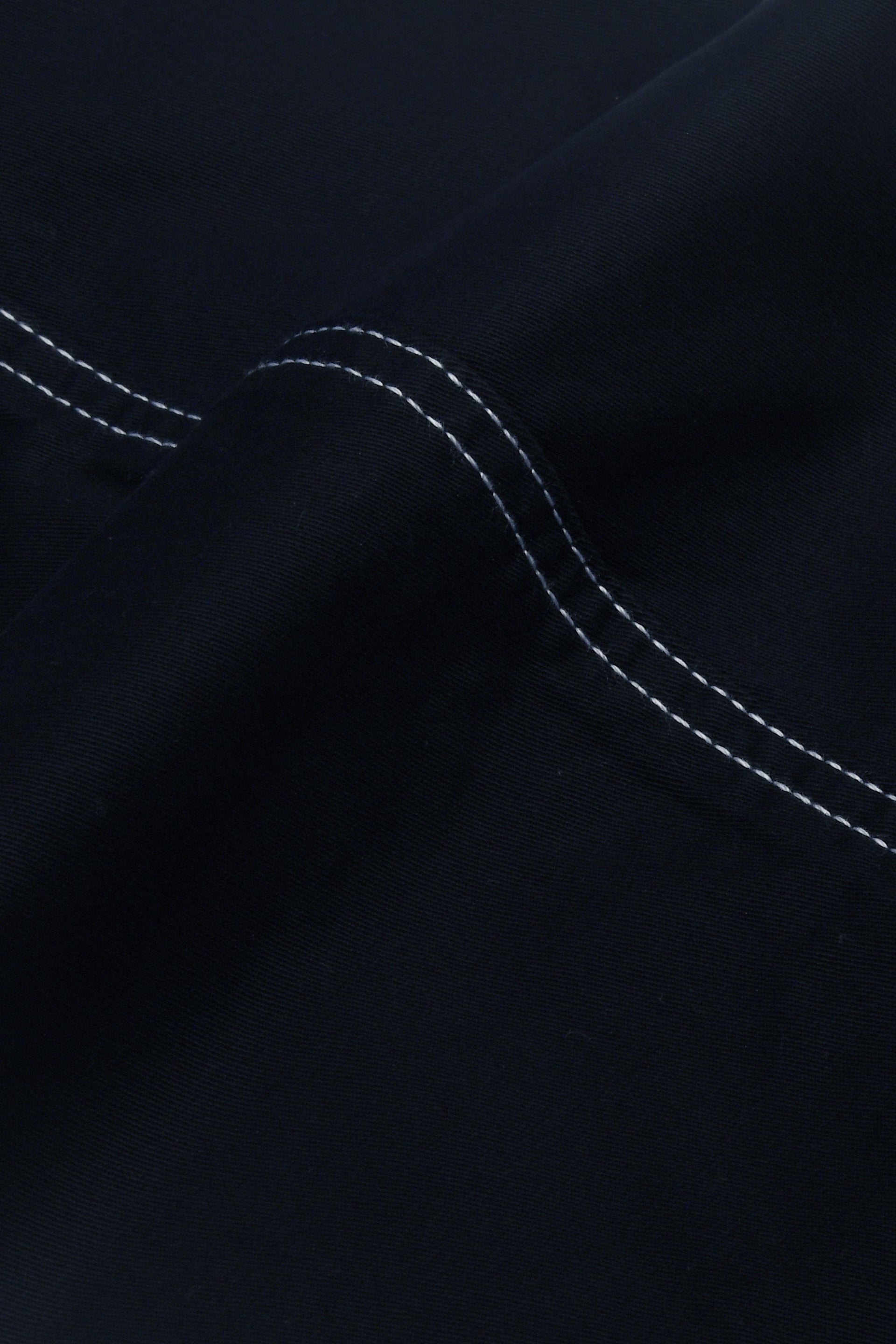 CONTRAST STITCH RELAXED CARGOS IN NAVY