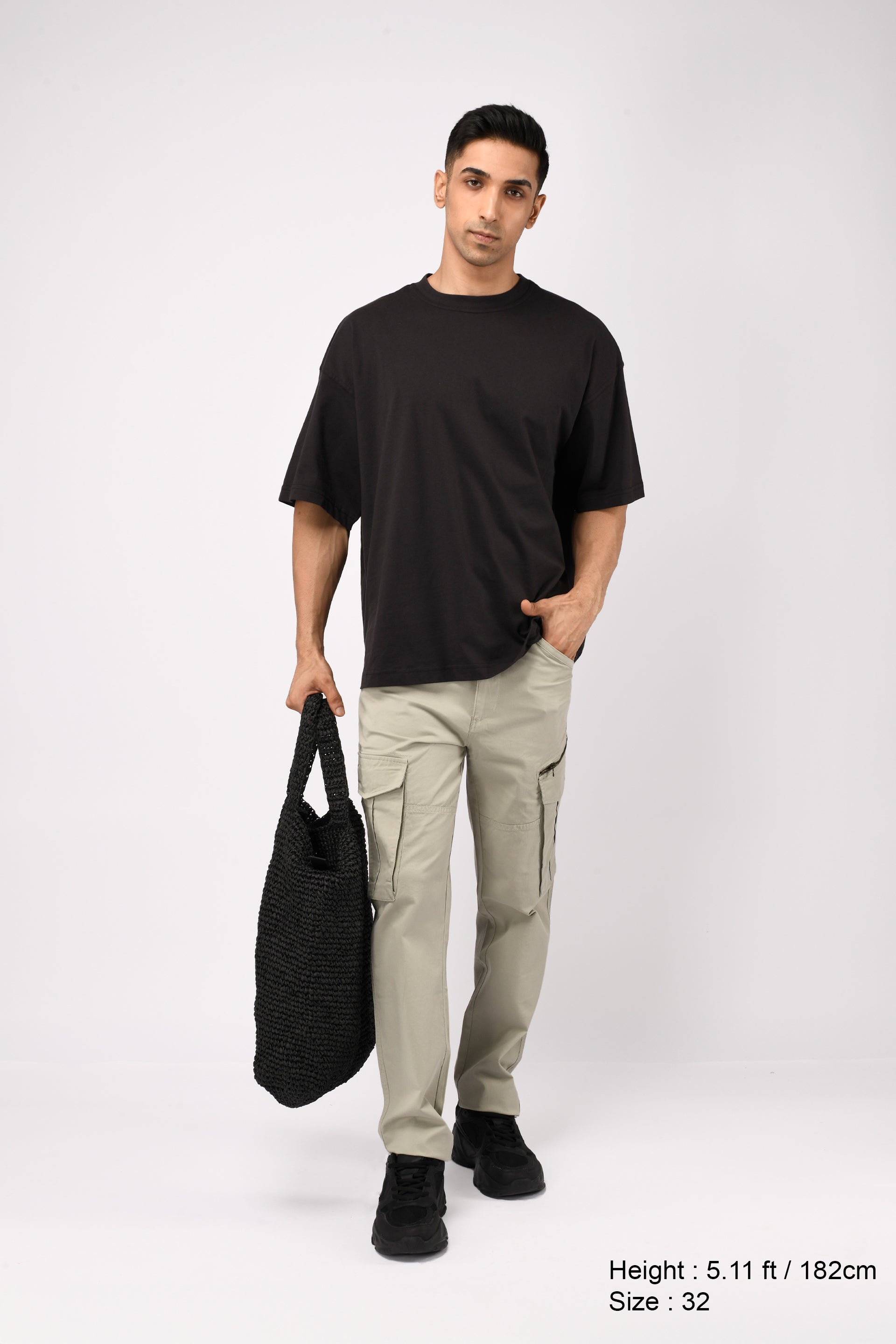 UTILITY ZIP CARGO PANTS IN PISTACHIO