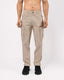 Utility Zip Tailored Cargo Pants In Cream