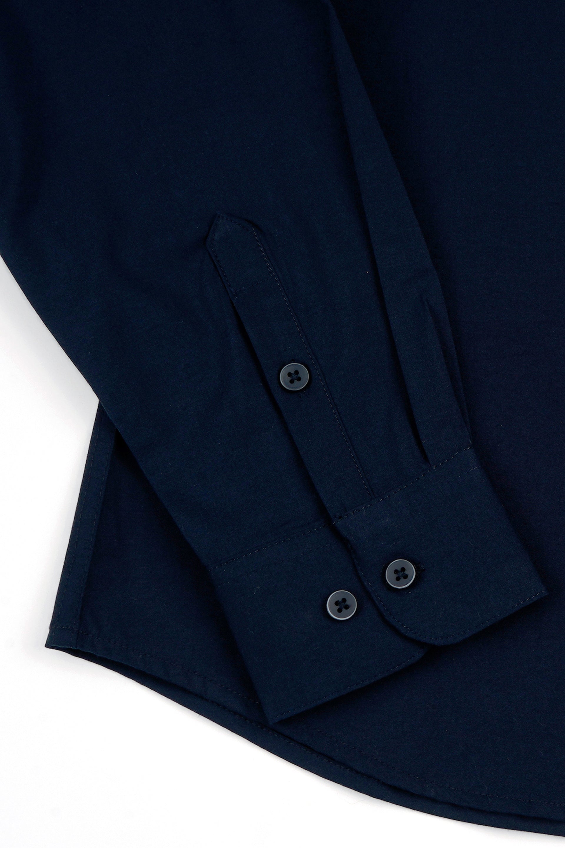 Easy Iron Office Stretch Shirt In Blue