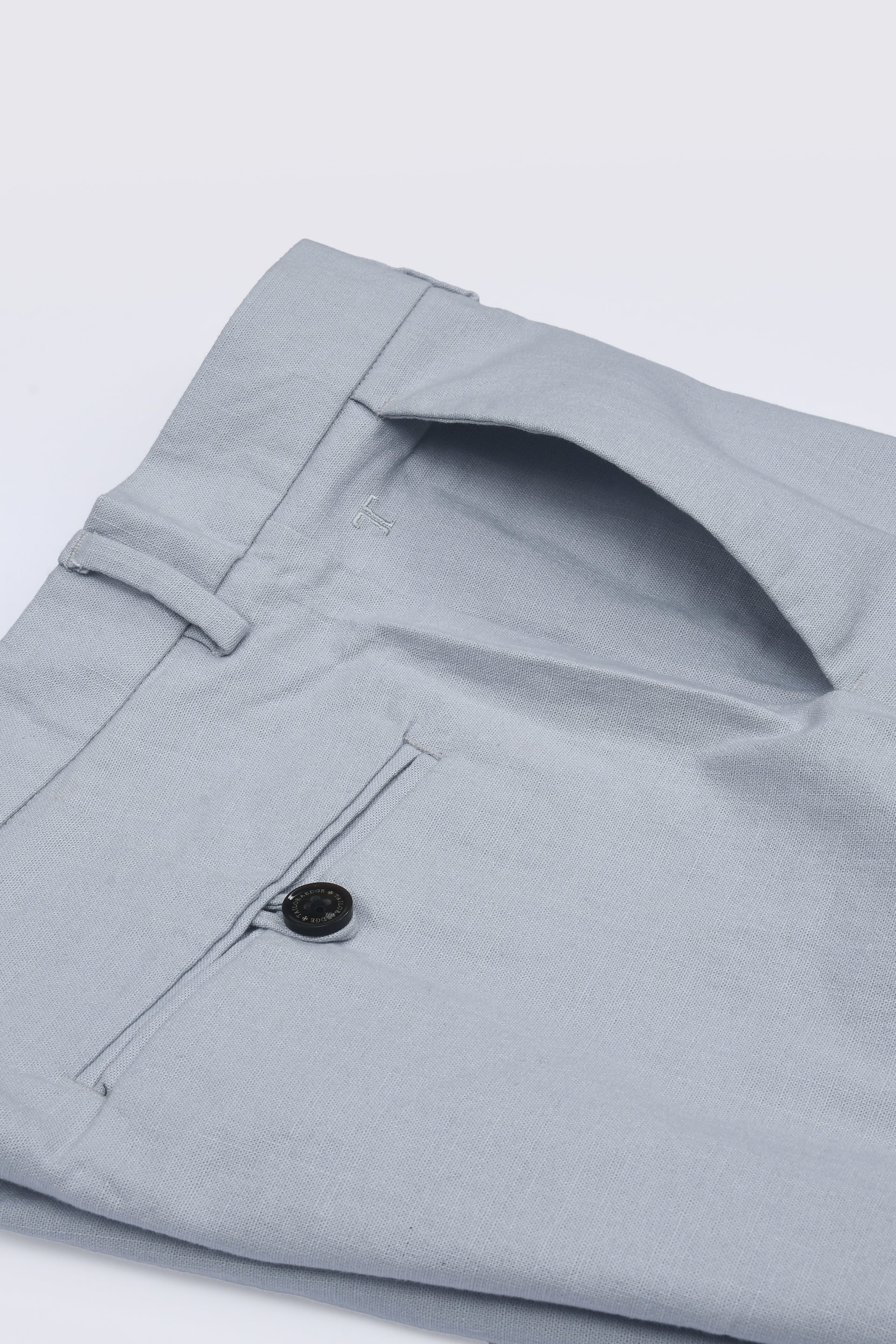 TIMELESS COTTON CHINOS- LINEN FEELS IN SKY BLUE