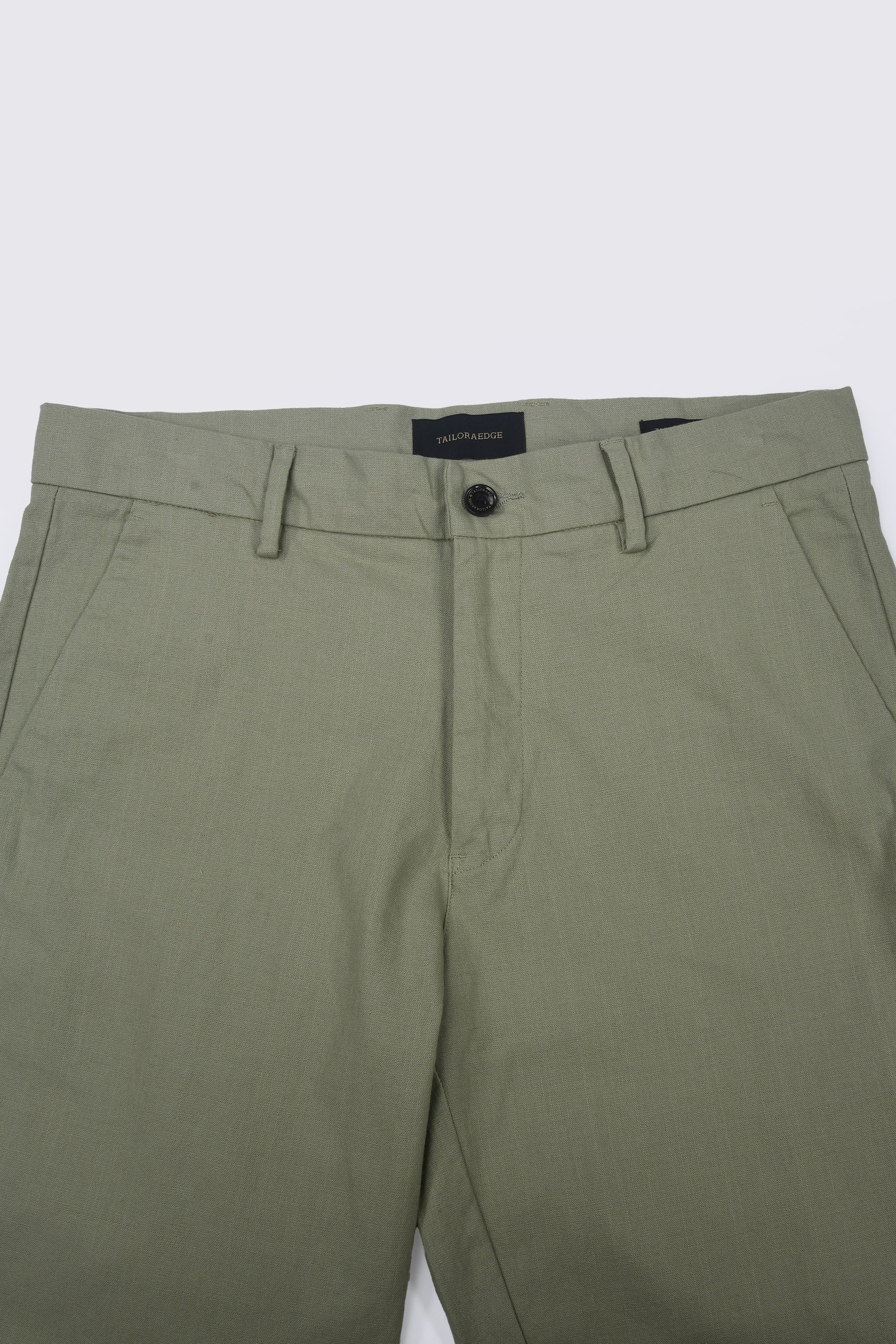 TIMELESS COTTON CHINOS- LINEN FEELS IN PISTACHIO