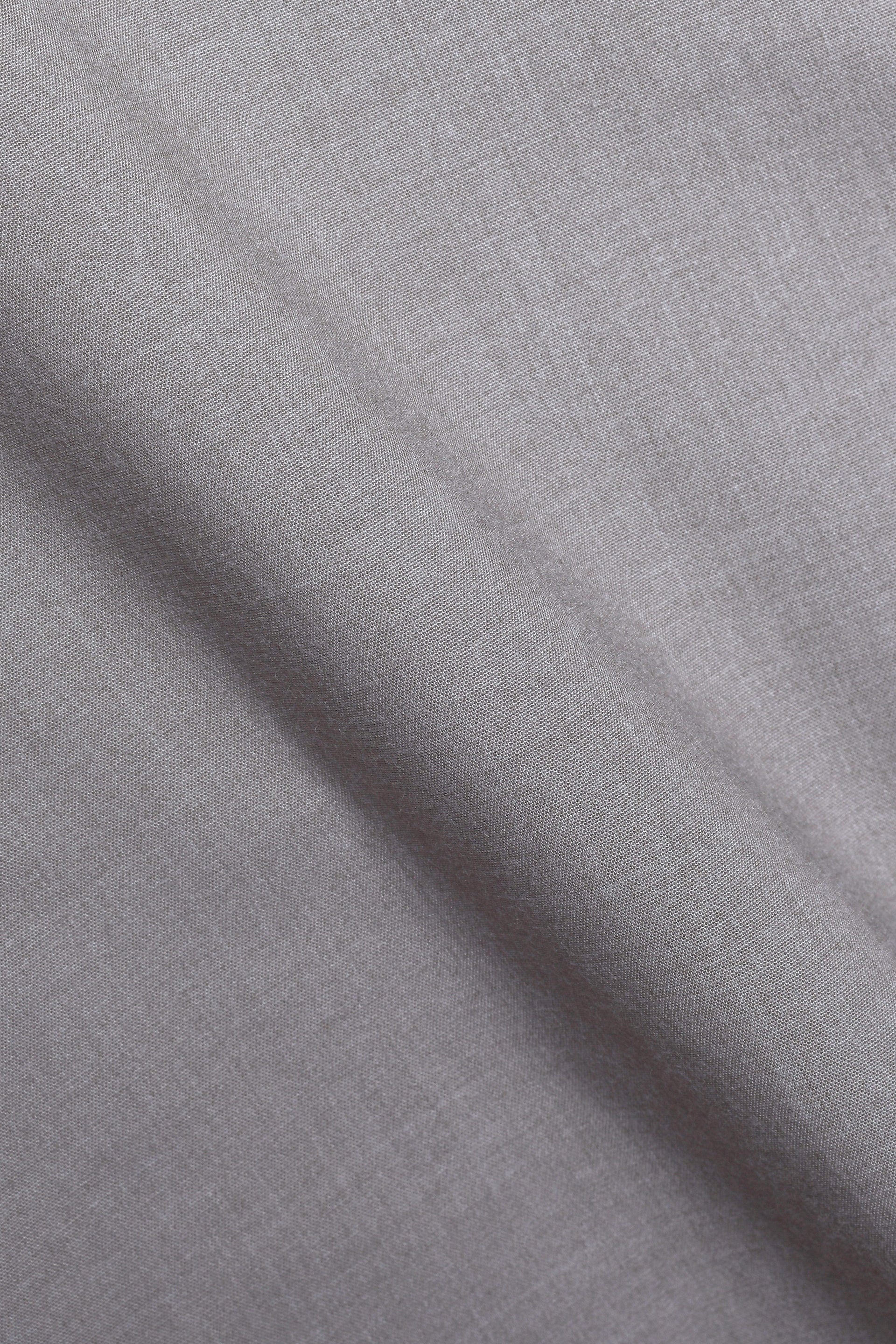 Easy Iron Office Stretch Shirt In Beige
