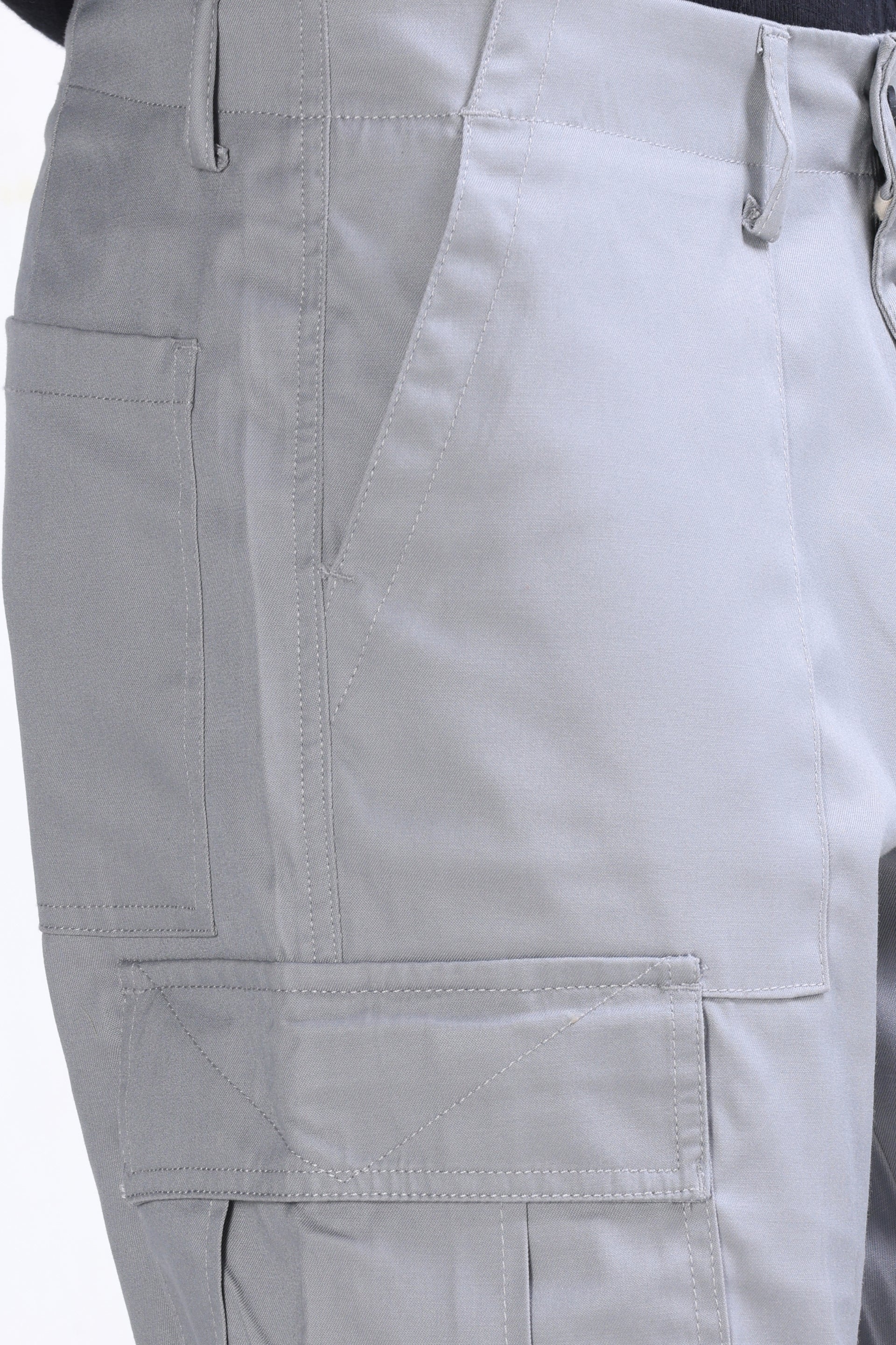 MASON RELAXED CARGO PANTS IN LIGHT GREY