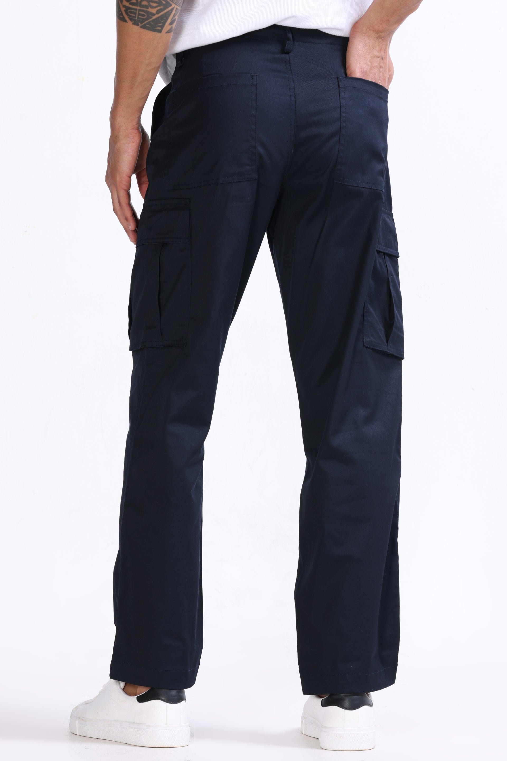 MASON RELAXED CARGO PANTS IN NAVY