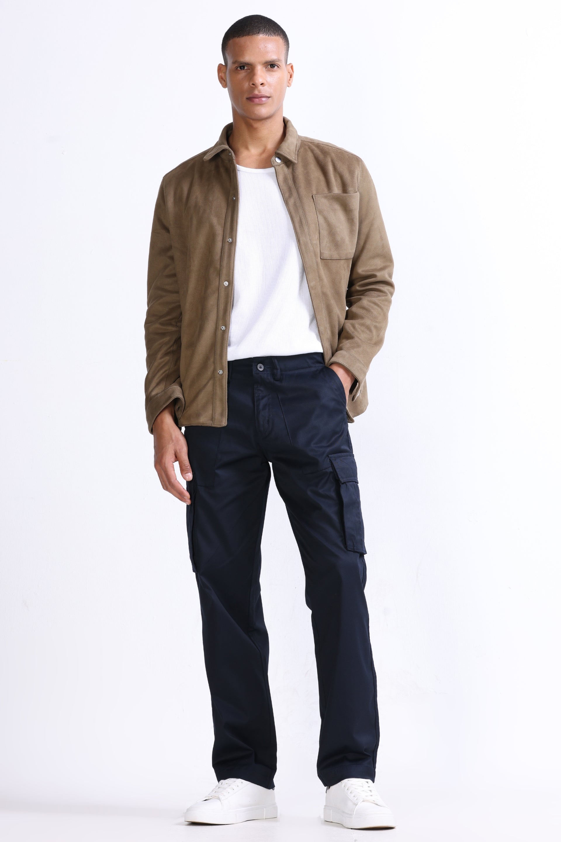 MASON RELAXED CARGO PANTS IN NAVY
