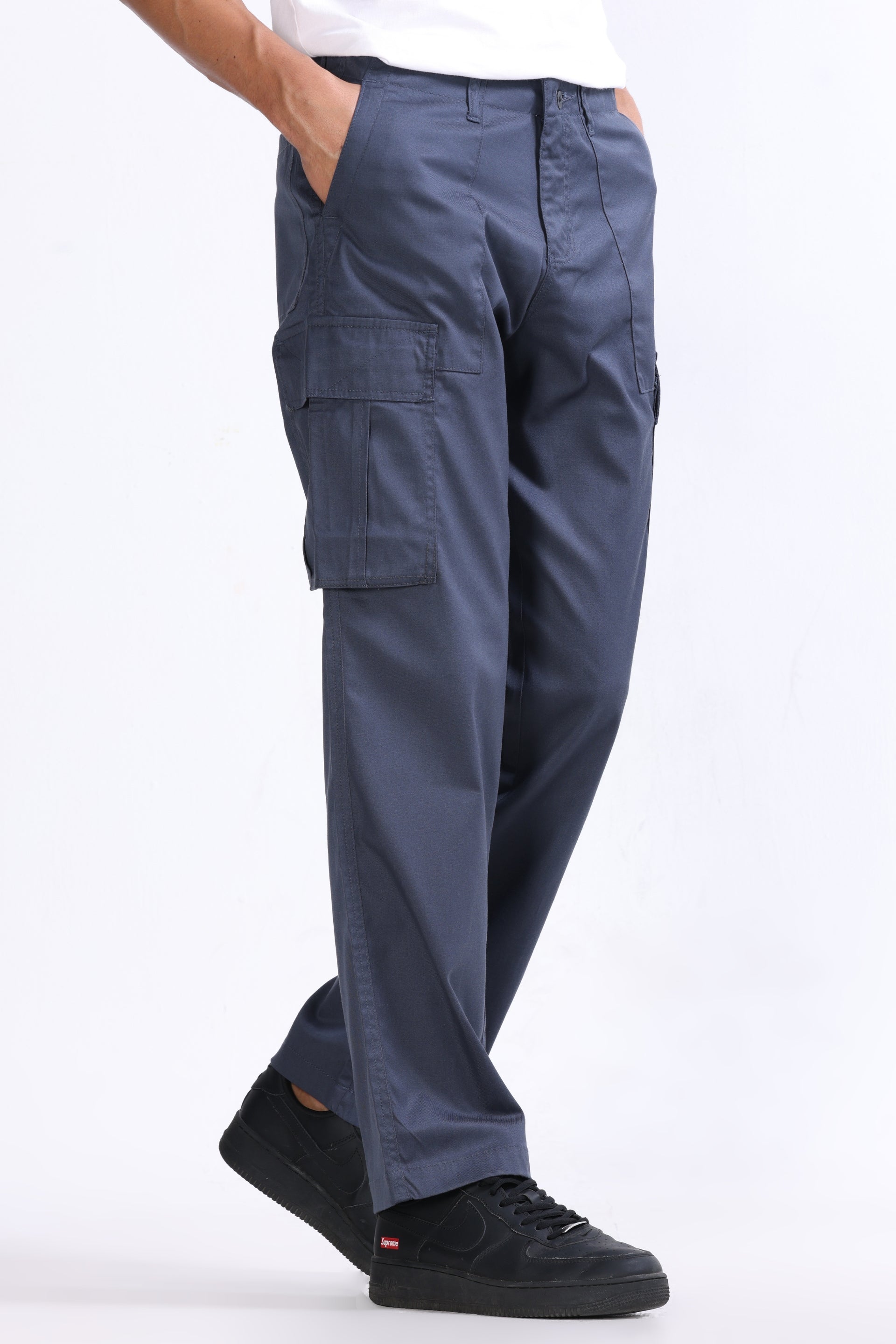 MASON RELAXED CARGO PANTS IN GREY