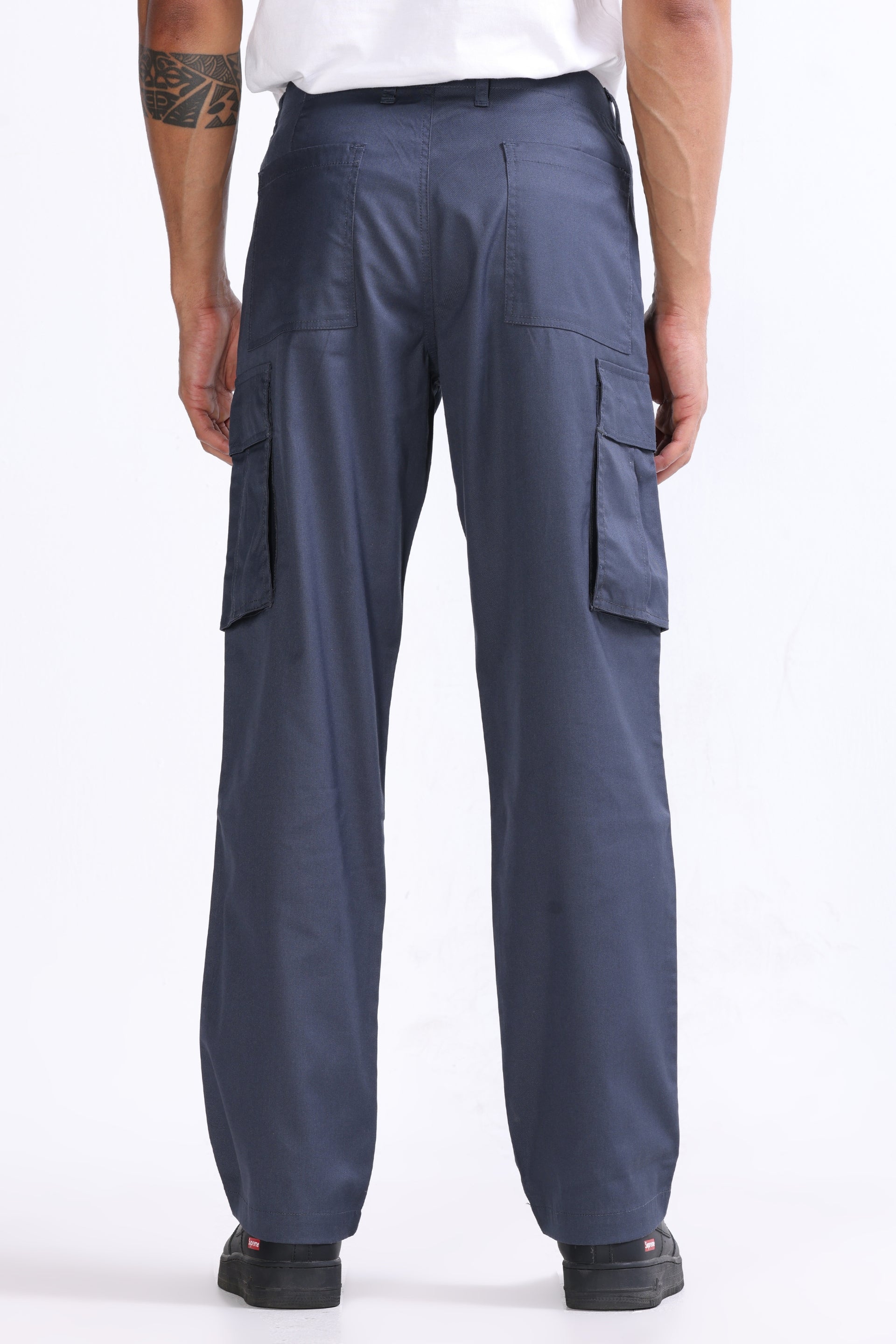 MASON RELAXED CARGO PANTS IN GREY