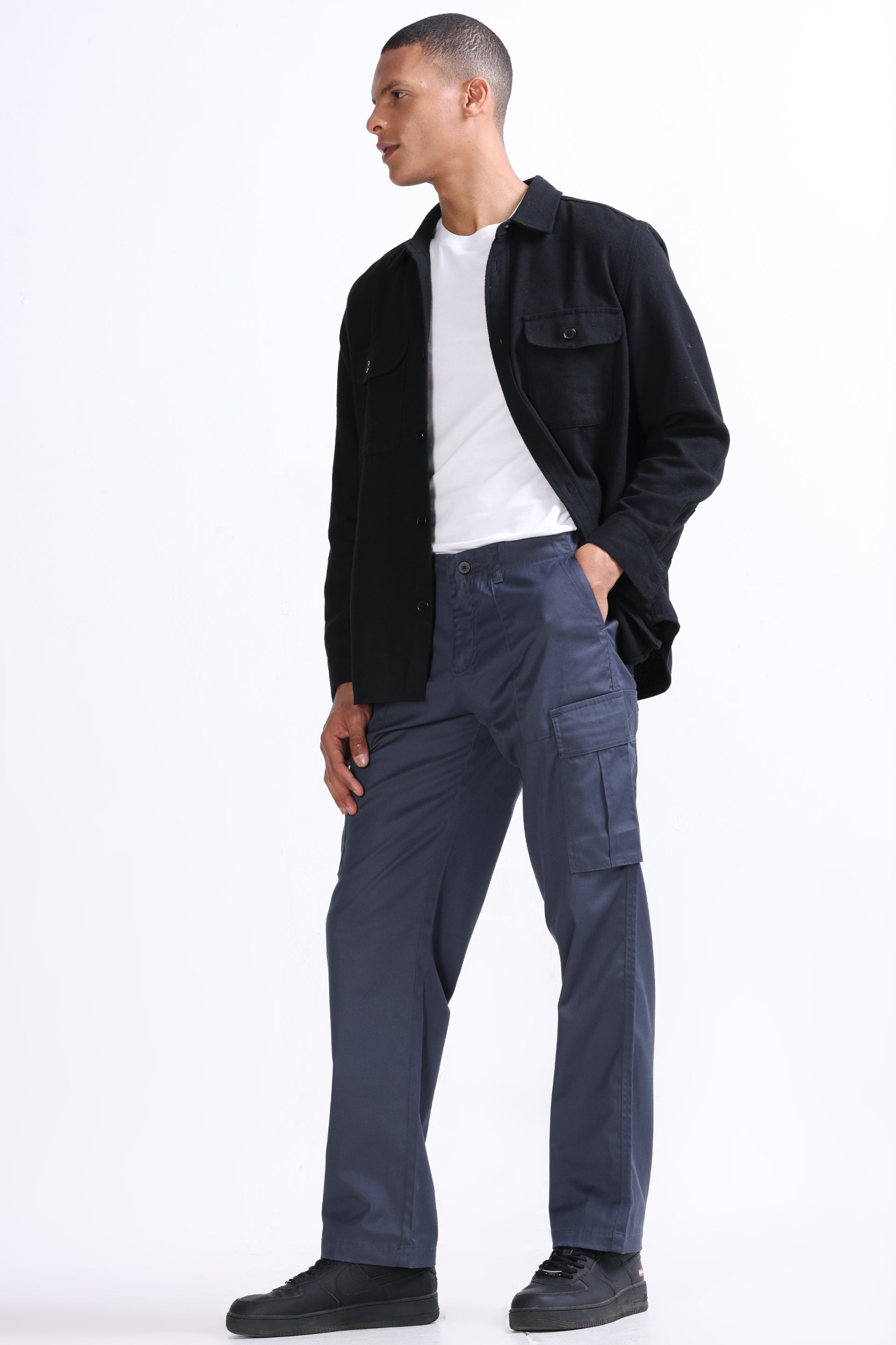MASON RELAXED CARGO PANTS IN GREY
