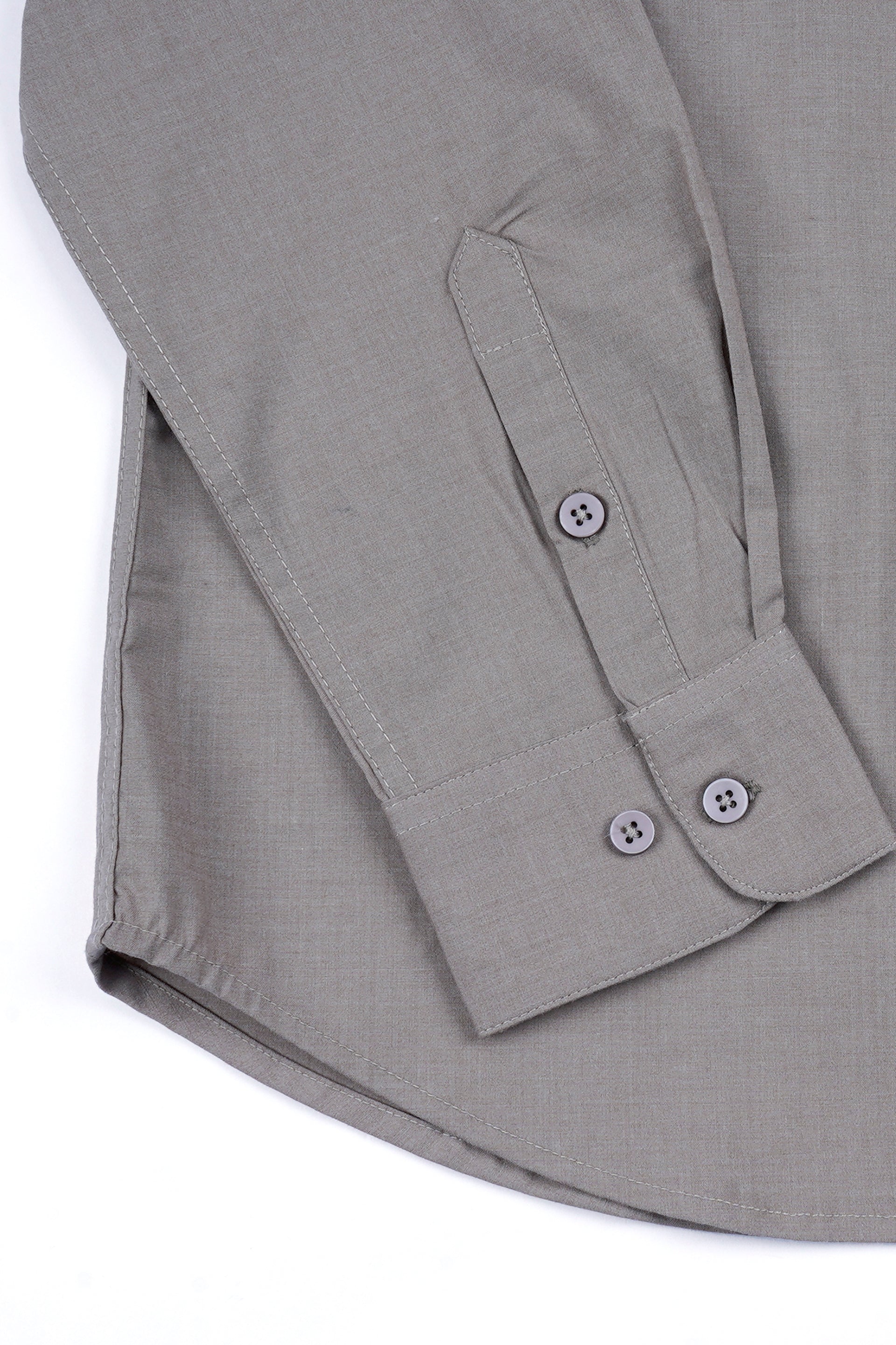 Easy Iron Office Stretch Shirt In Beige