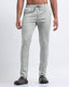 Rich Cotton Flexi Waist Ankle Pant In Grey