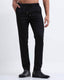 Rich Cotton Flexi Waist Ankle Pant In Black