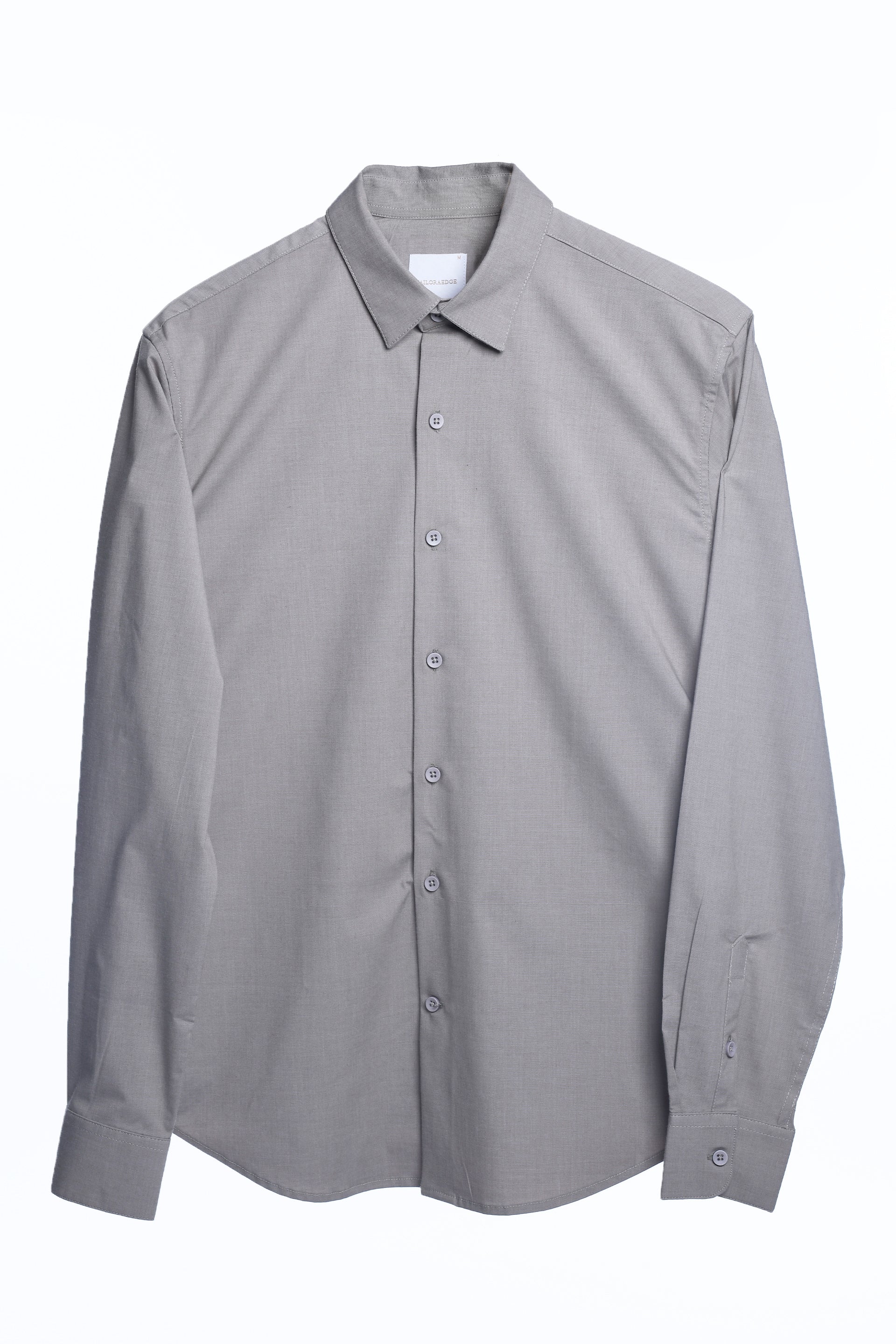 Easy Iron Office Stretch Shirt In Beige