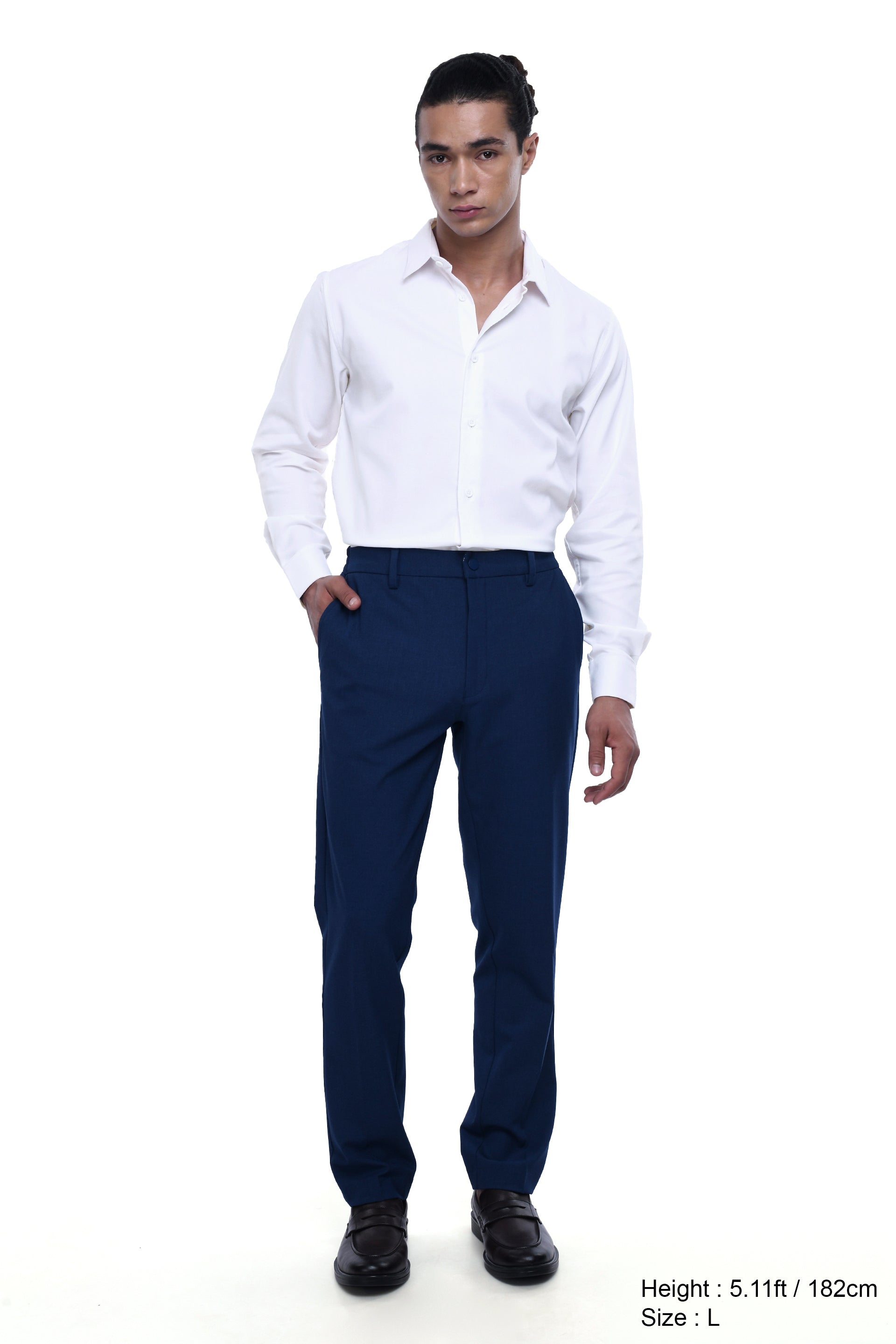 ROYAL OXFORD STRETCH SHIRT IN WHITE