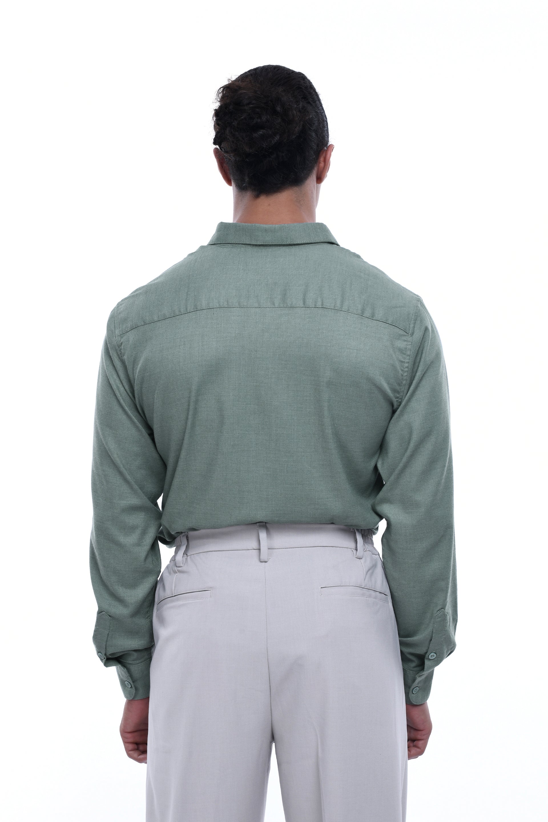 ROYAL OXFORD STRETCH SHIRT IN GREEN