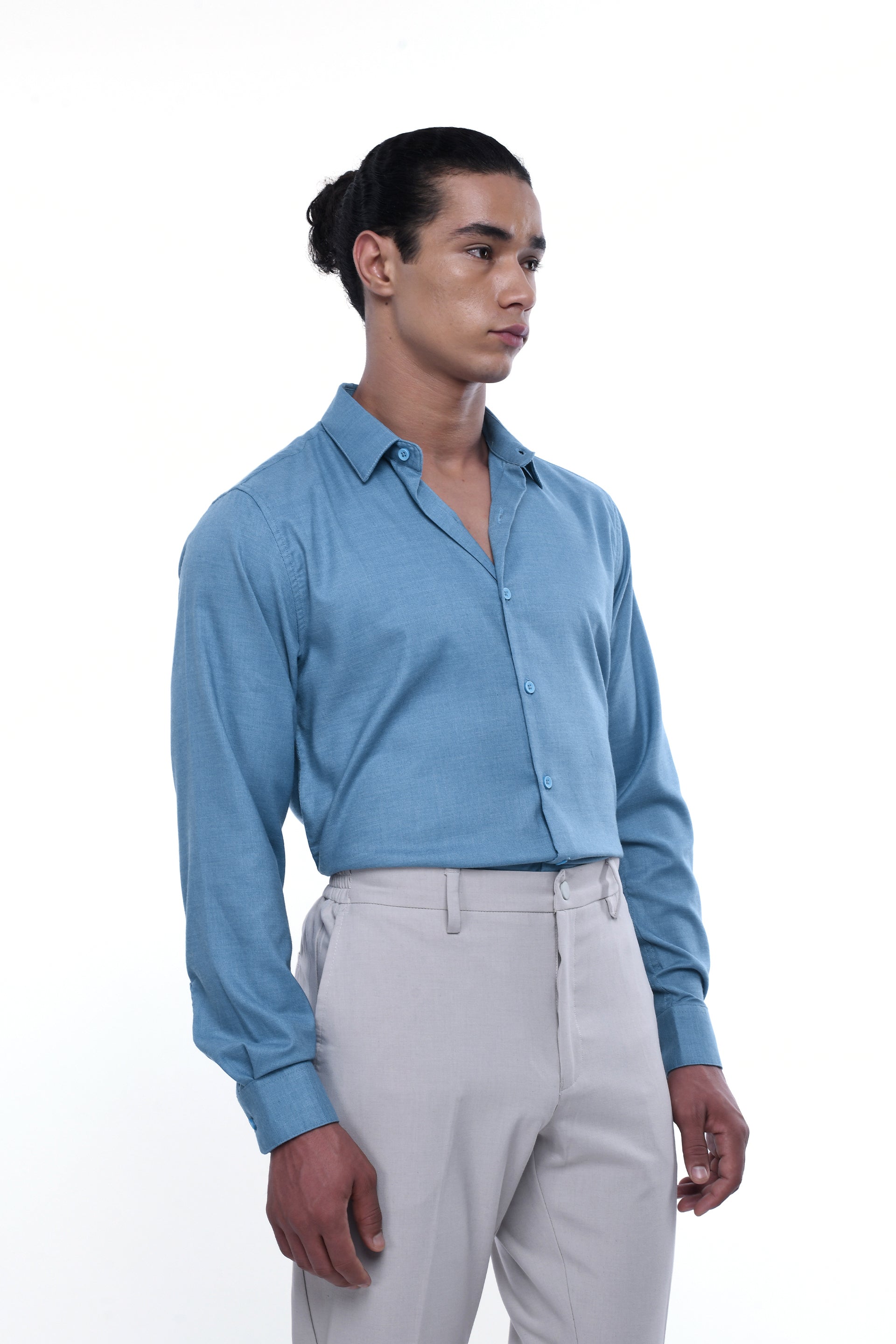 ROYAL OXFORD STRETCH SHIRT IN BLUE