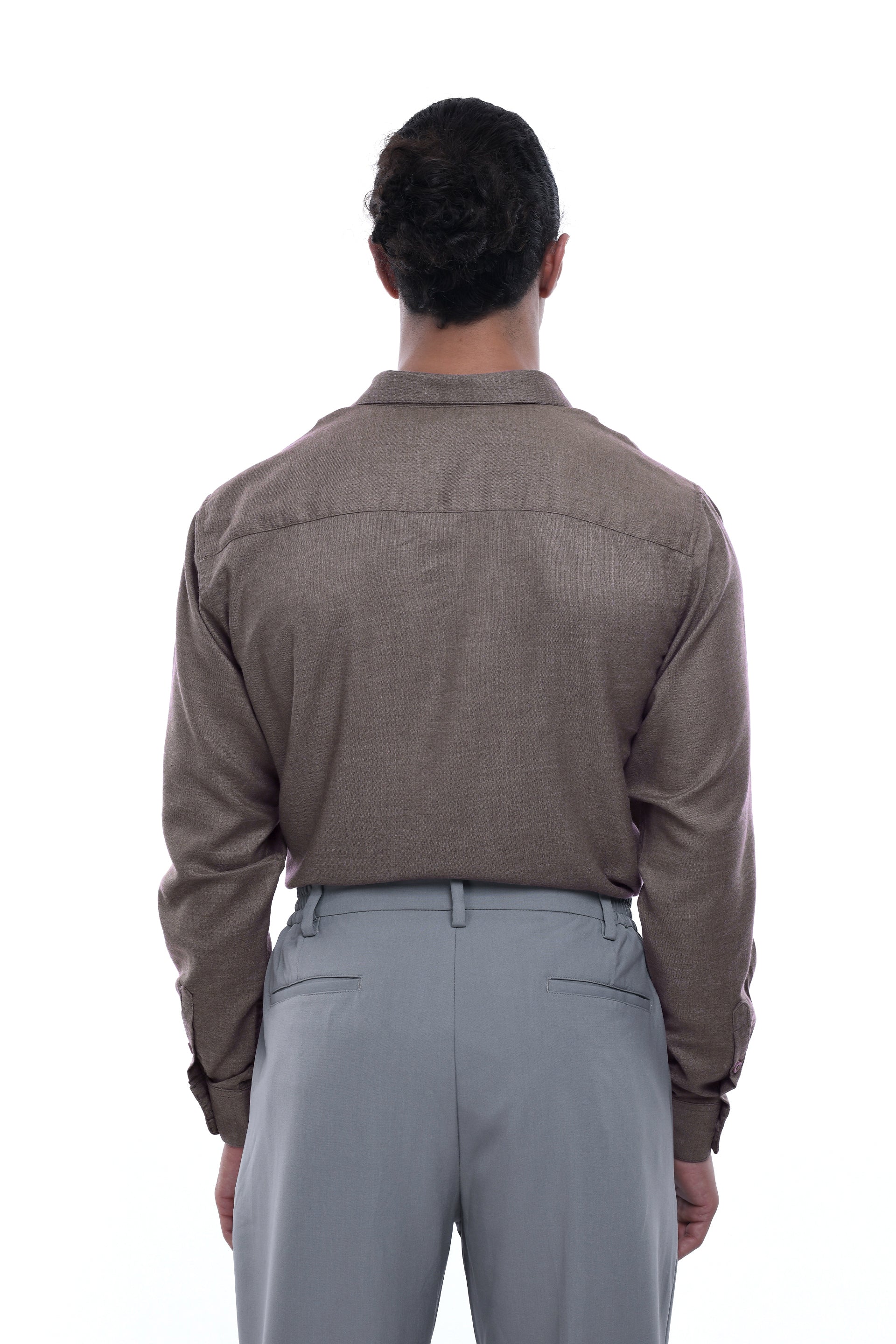 ROYAL OXFORD STRETCH SHIRT IN BEIGE