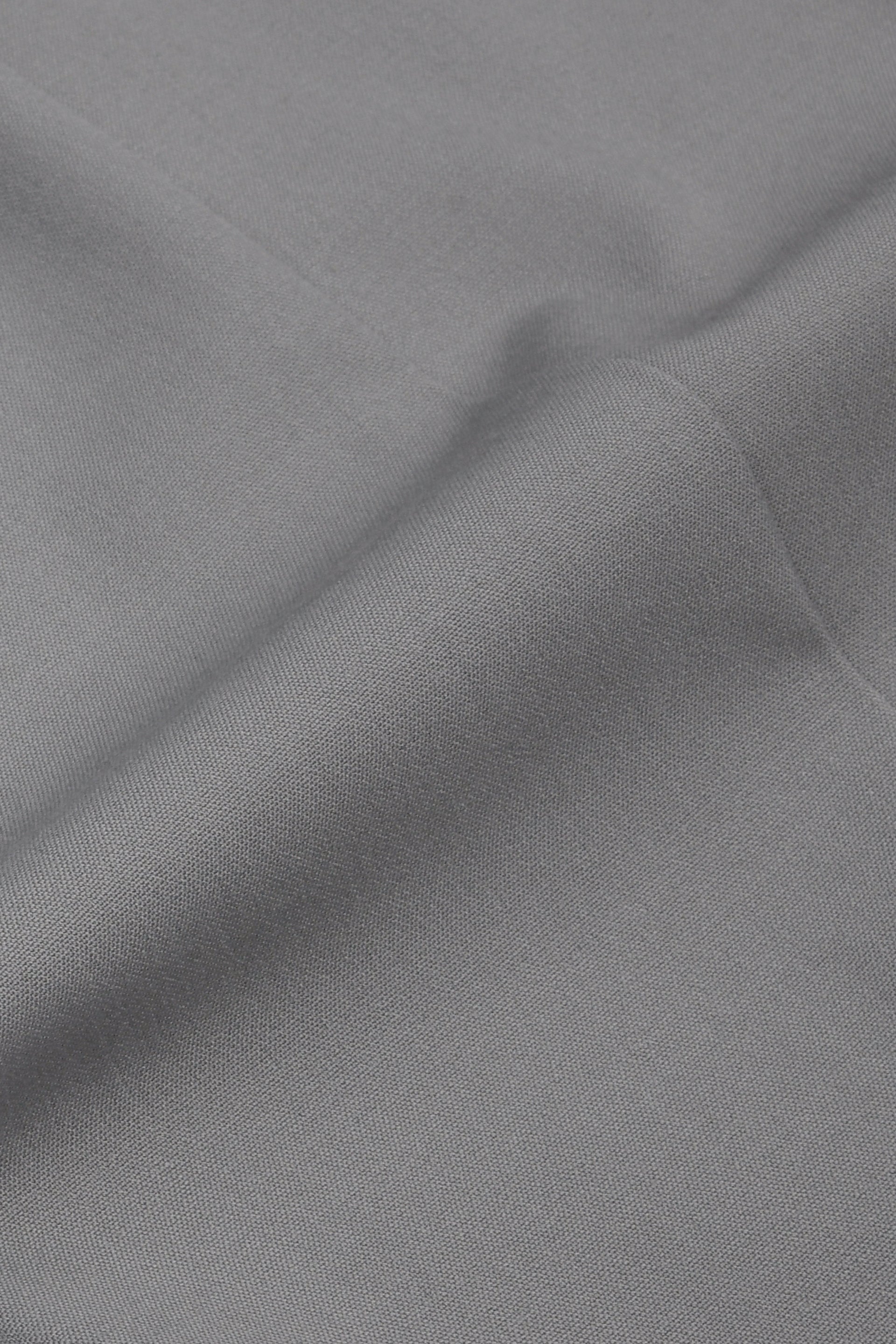 SOFT IRON RELAXED TROUSERS IN LIGHT GREY