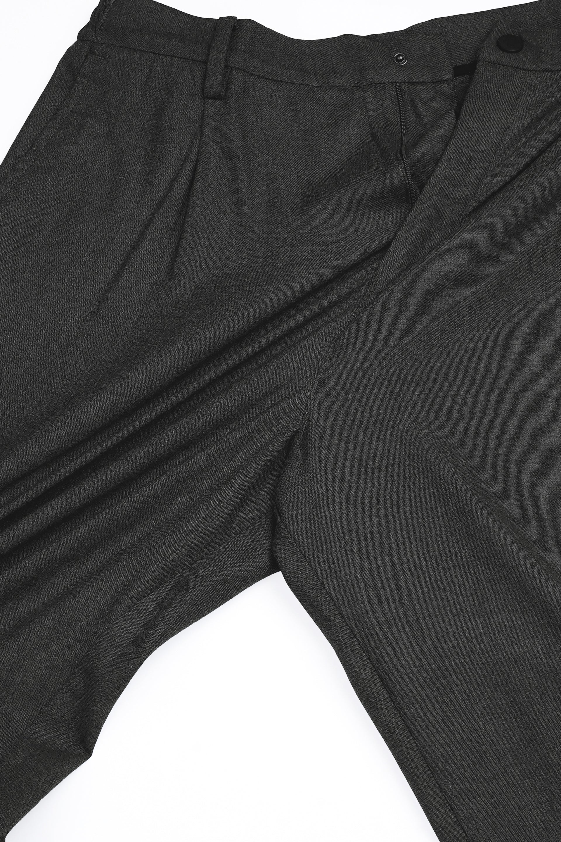SOFT IRON RELAXED TROUSERS IN GREY