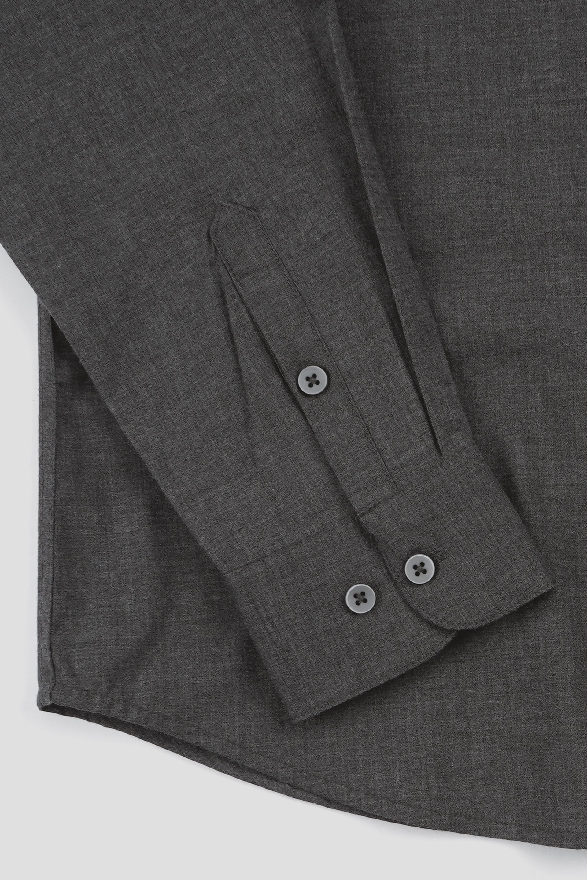 Easy Iron Office Stretch Shirt In Grey