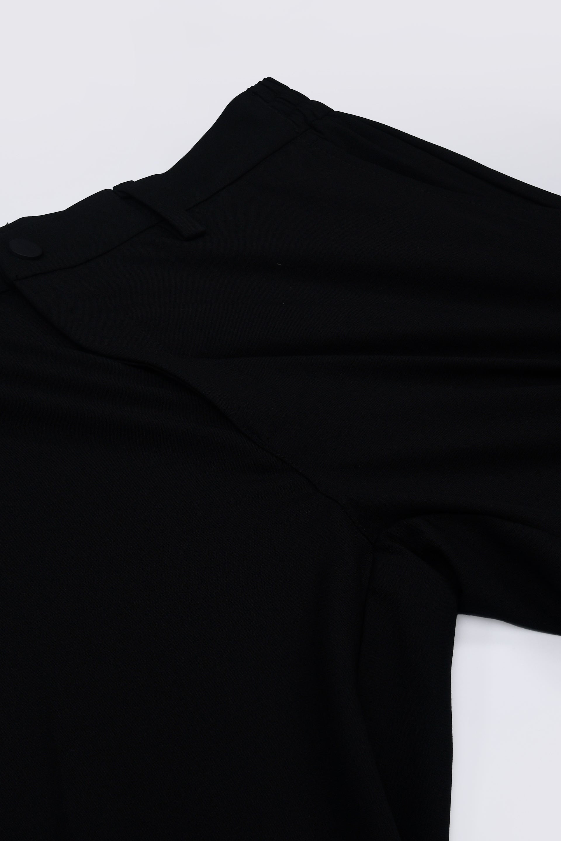 SOFT IRON TAILORED TROUSERS IN BLACK