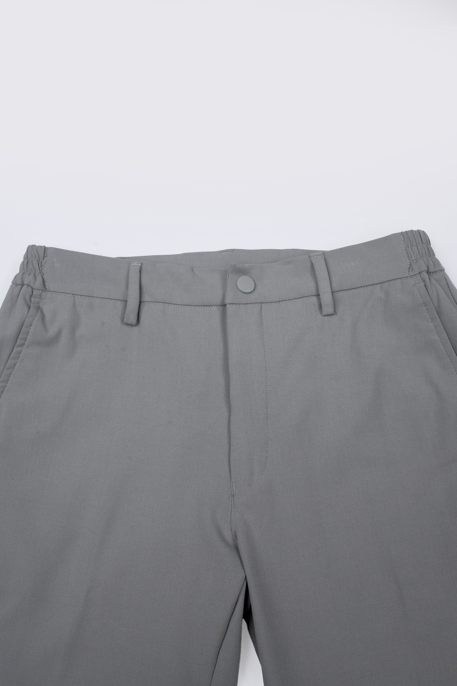 SOFT IRON TAILORED TROUSERS IN LIGHT GREY