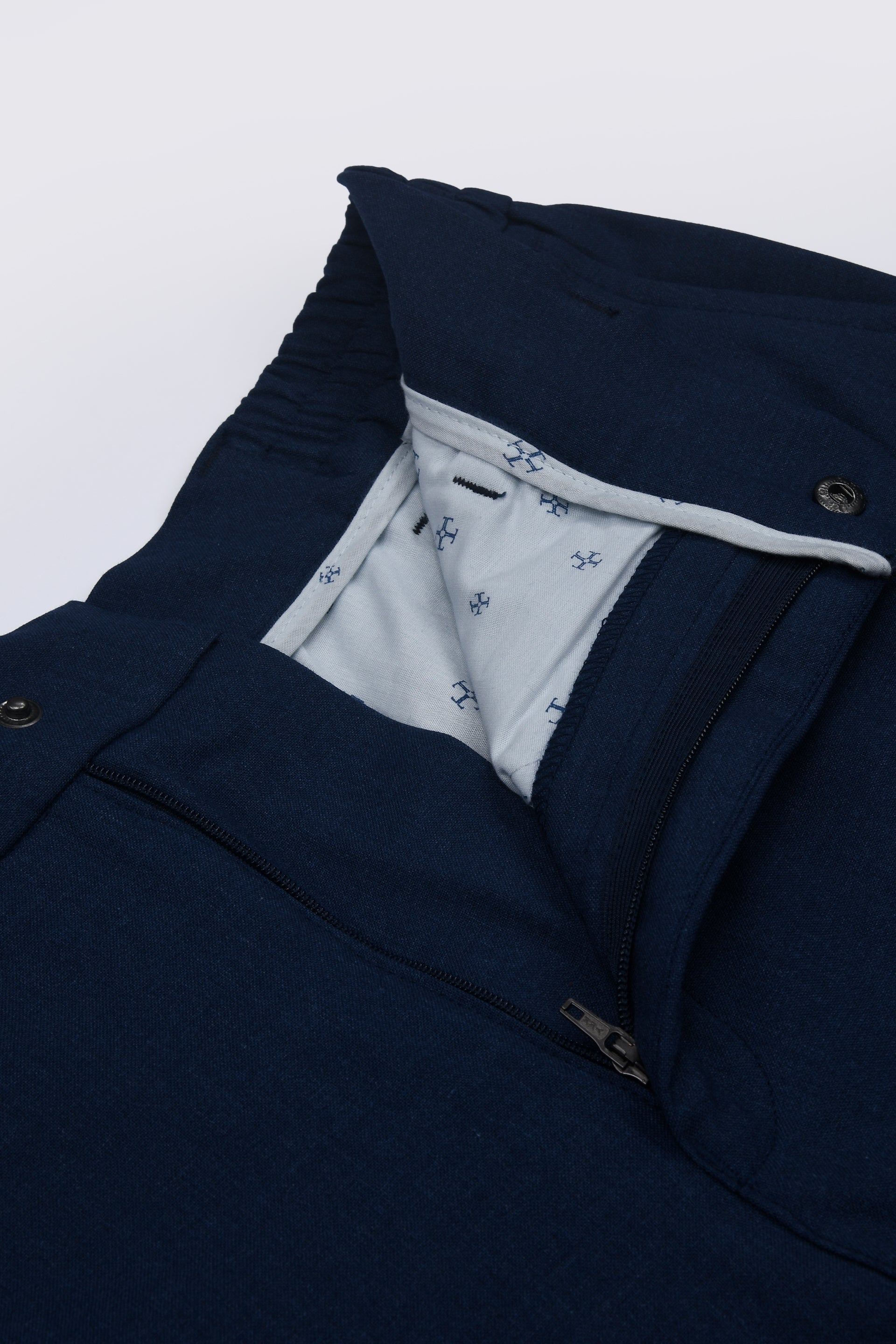 SOFT IRON TAILORED TROUSERS IN BLUE