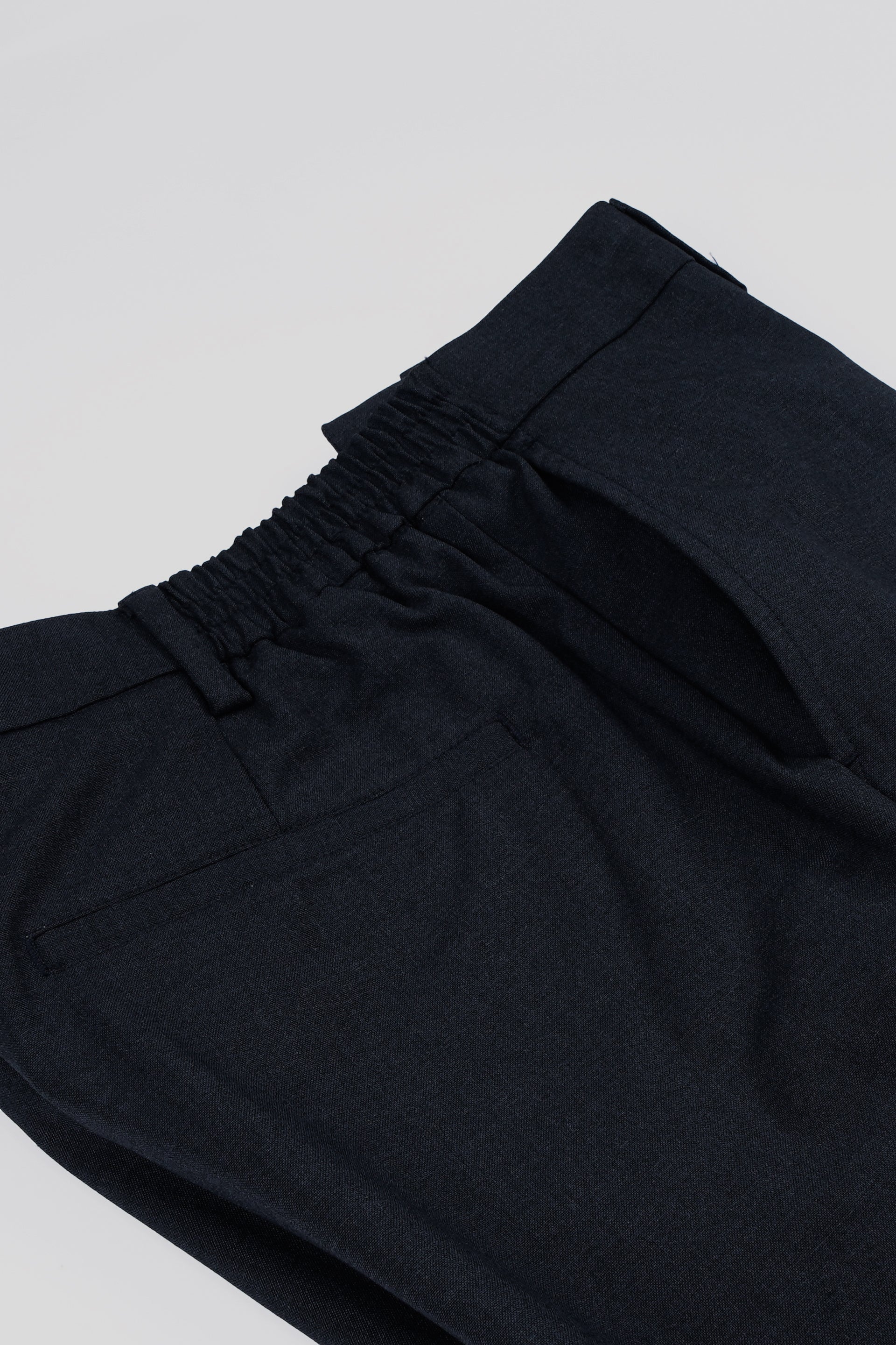 EASY IRON TAILORED TROUSERS IN BLUE