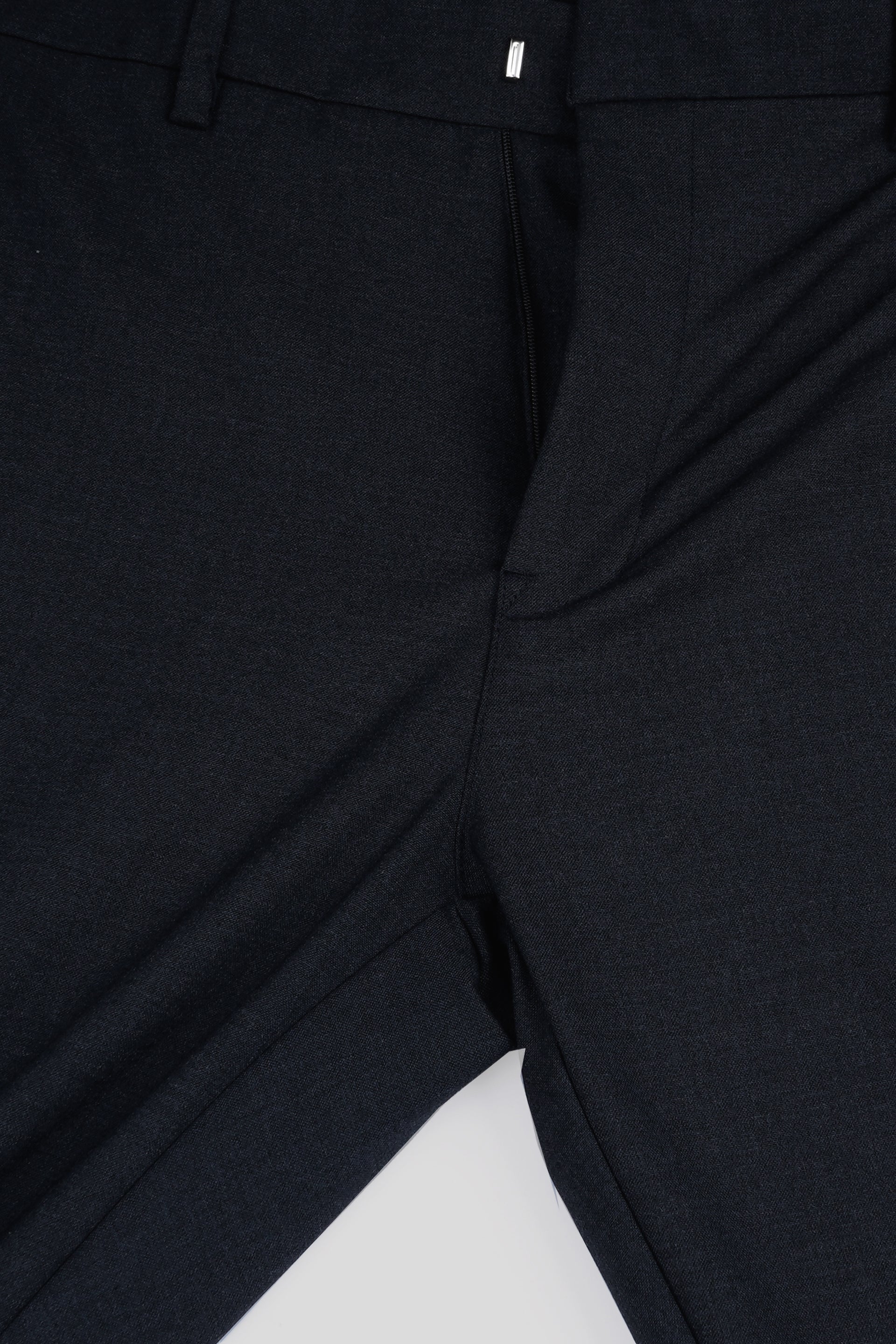EASY IRON TAILORED TROUSERS IN BLUE