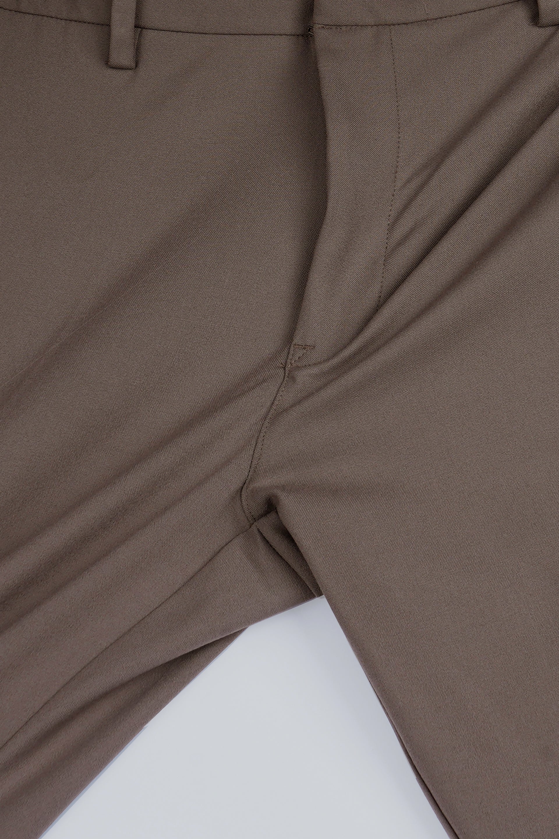 EASY IRON TAILORED TROUSERS IN BEIGE