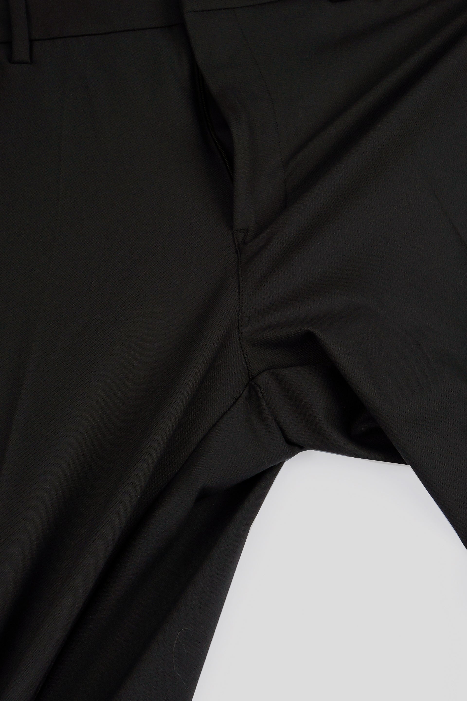 EASY IRON TAILORED TROUSERS IN DARK GREY
