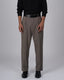 Easy Iron Flexi Relaxed Trouser In Beige