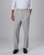 Soft Iron Flexi Pinstriped Relaxed Pants In Light Grey