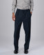 Soft Iron Flexi Pinstriped Relaxed Pants In Blue