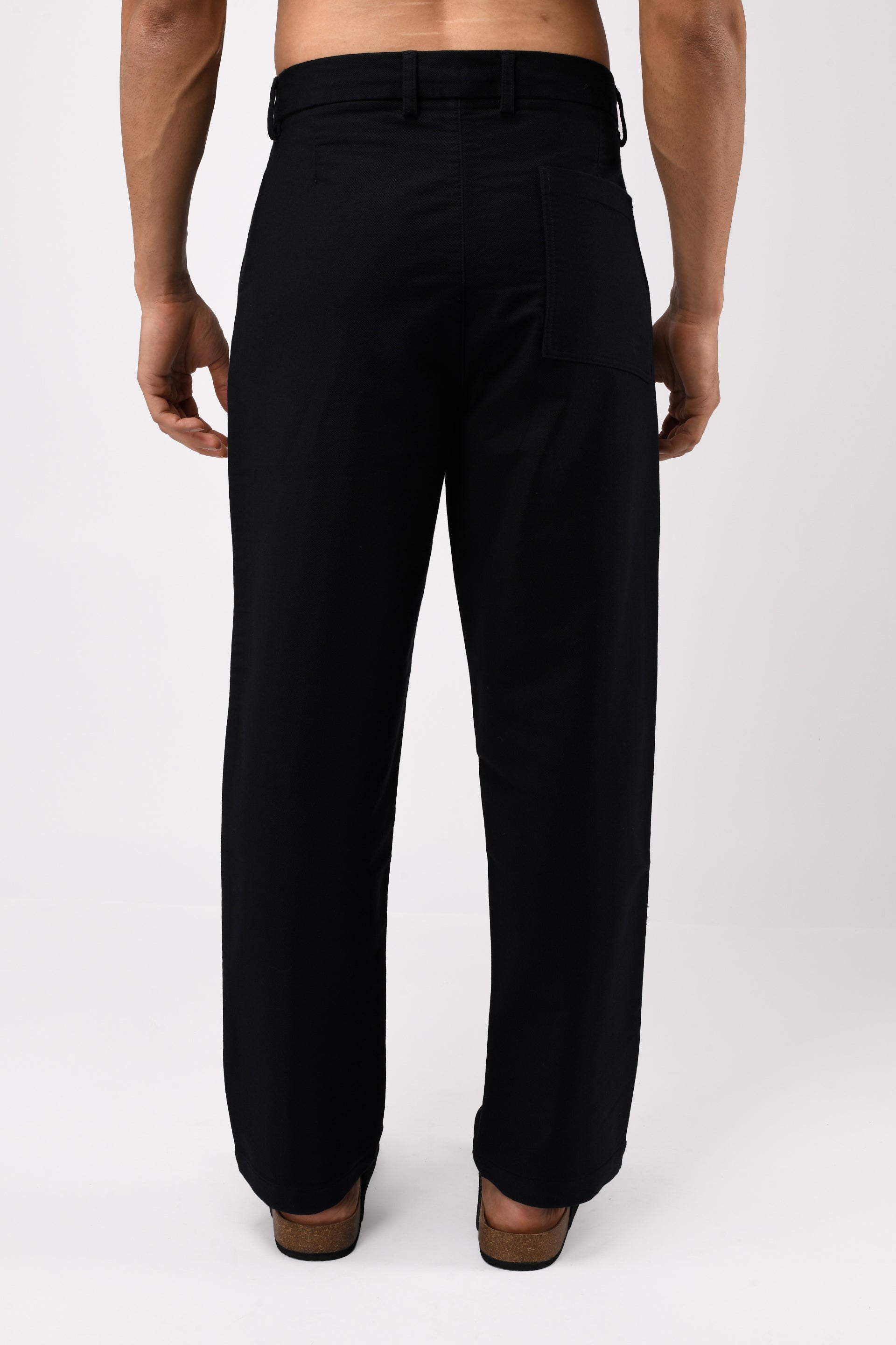 Soft Modal Relaxed Trouser In Blue