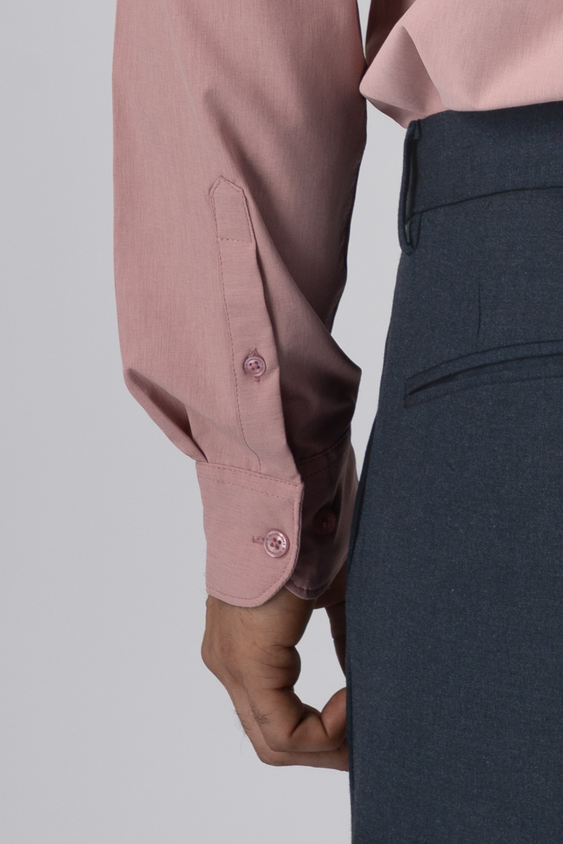 Featherlite Wrinkle Resistant Shirt In Peach