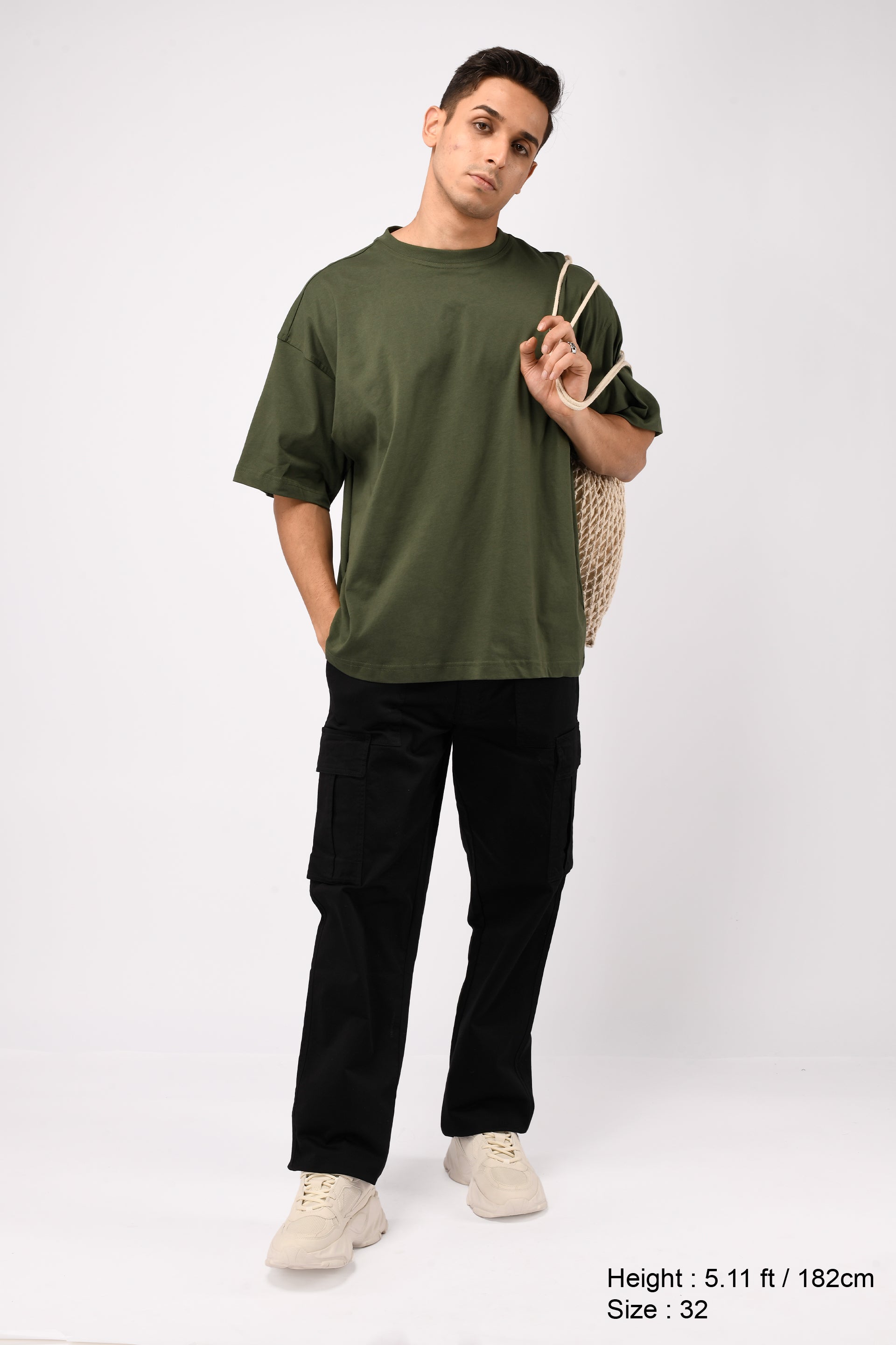 Carpenter Relaxed Cargos In Black