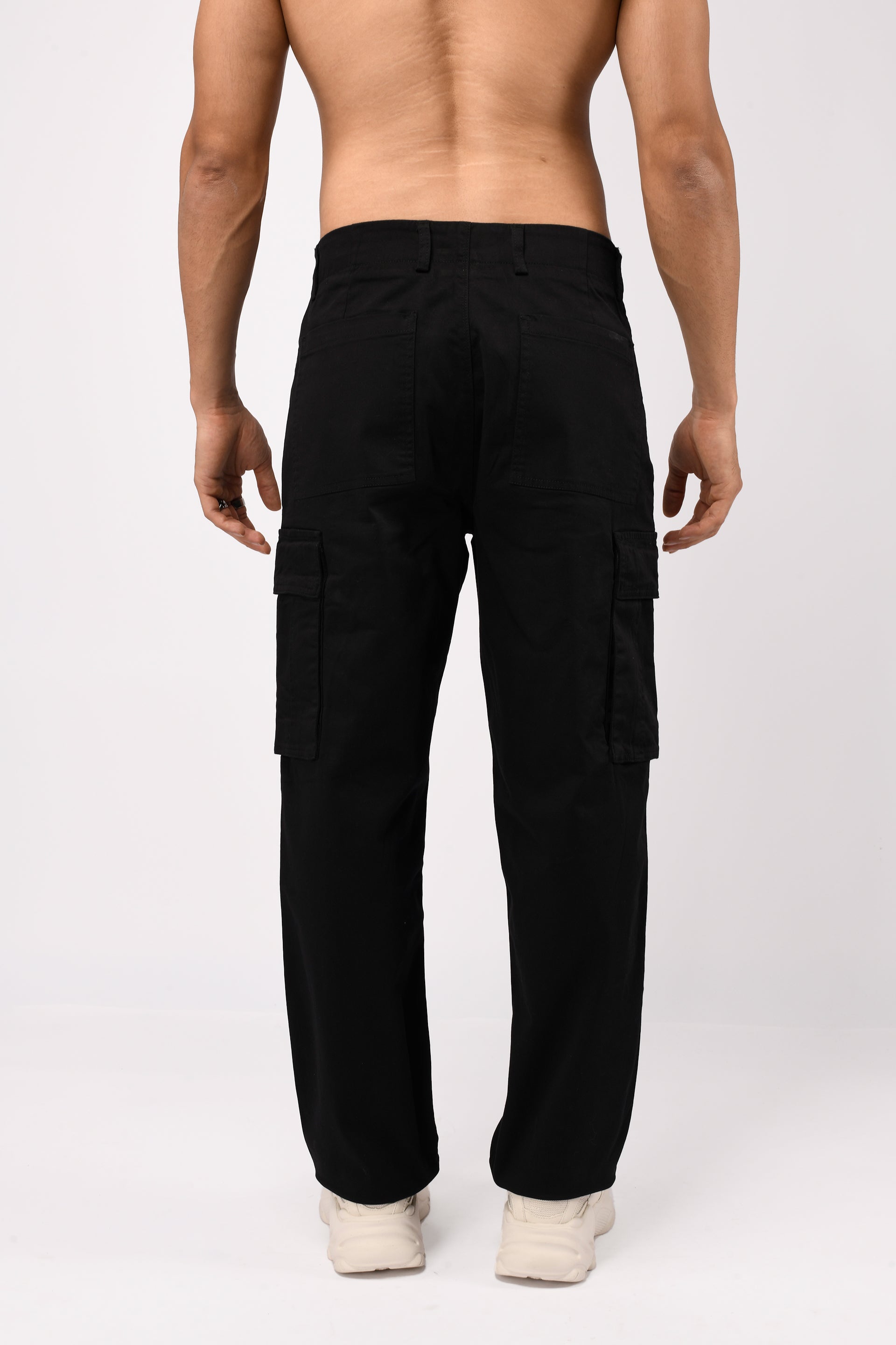 Carpenter Relaxed Cargos In Black