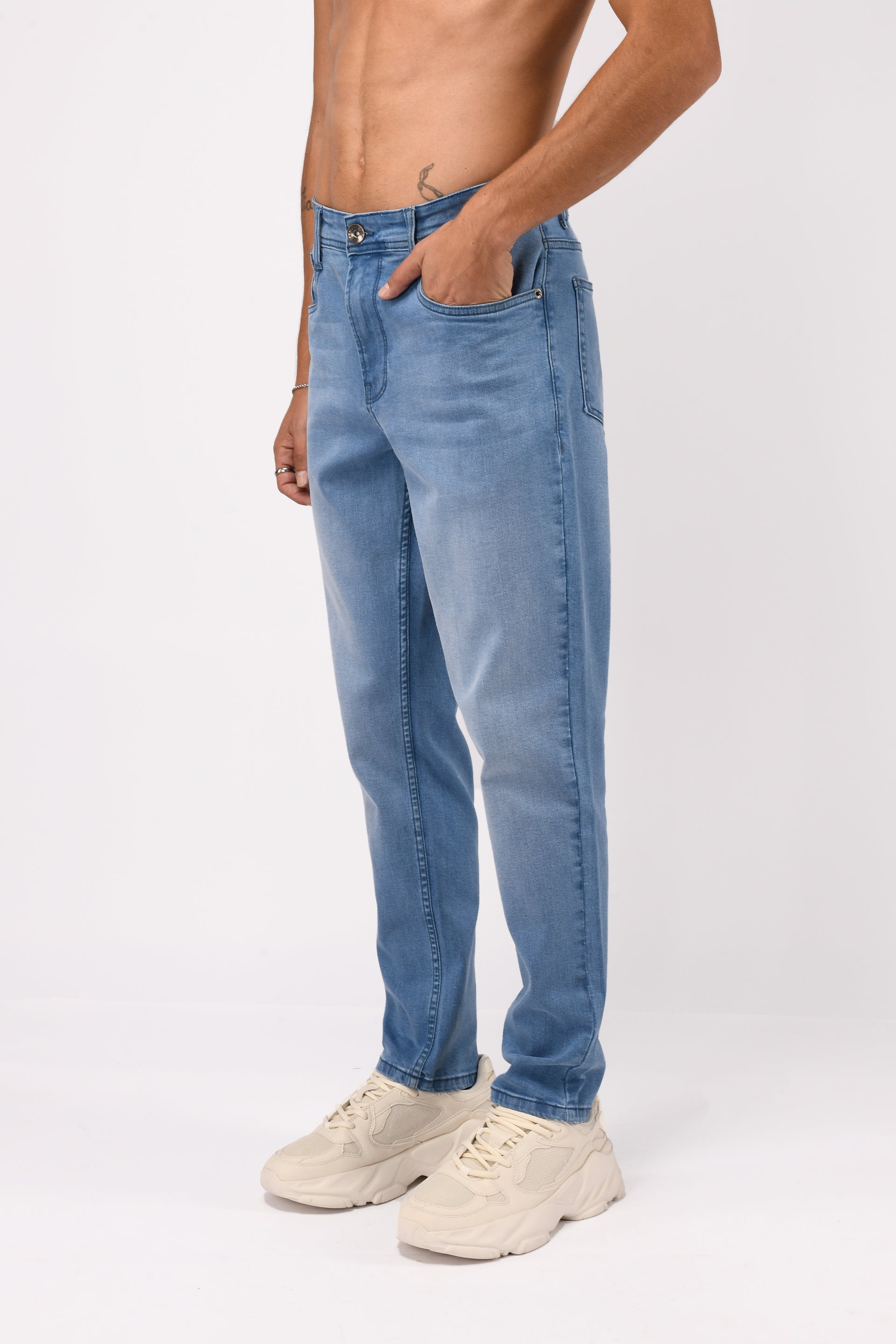 Classic Edge Tailored Denim In Blue