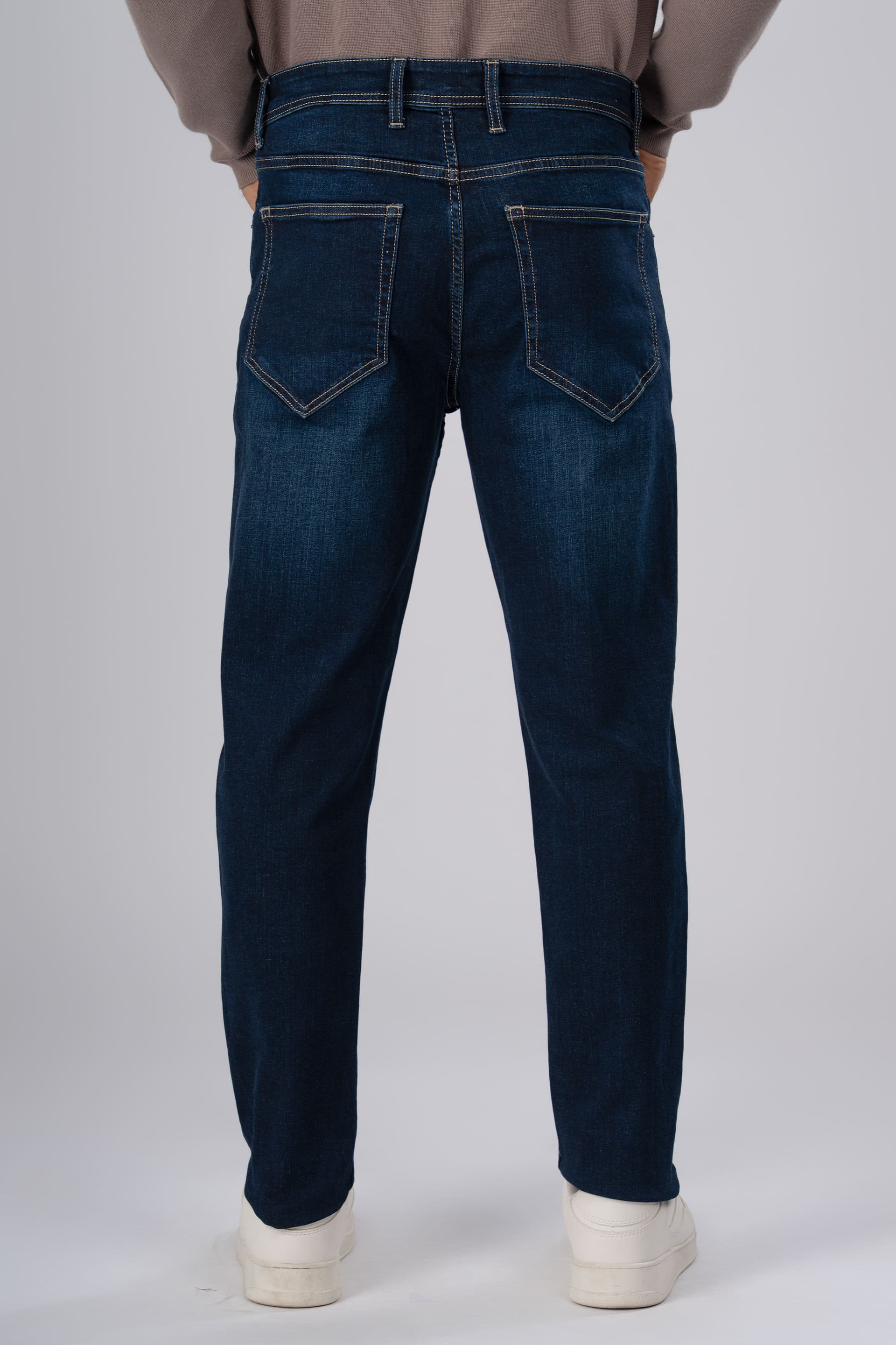 Classic Edge Tailored Denim In Deep Blue